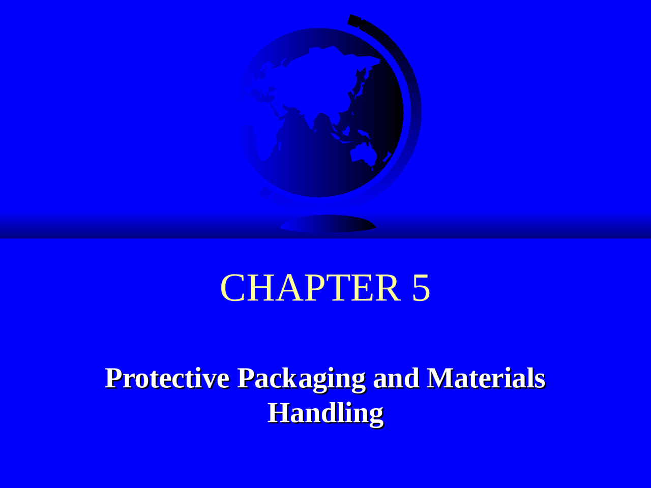 Protective Packaging and Materials Handling Lecture Slides IDIS