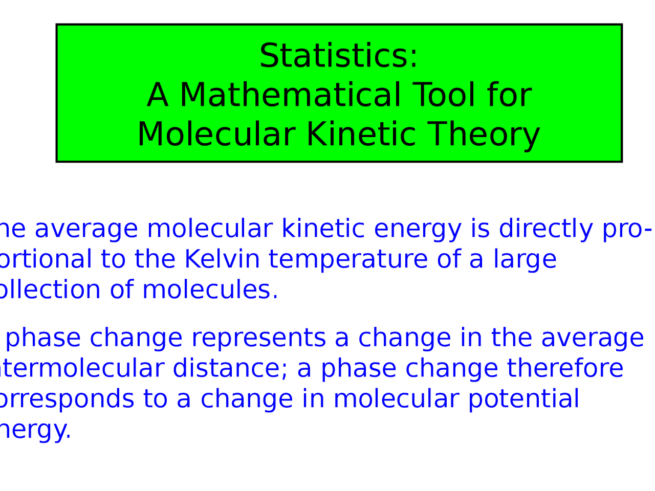 A Mathematical Tool for Molecular Theory CHE 102.00 Docsity