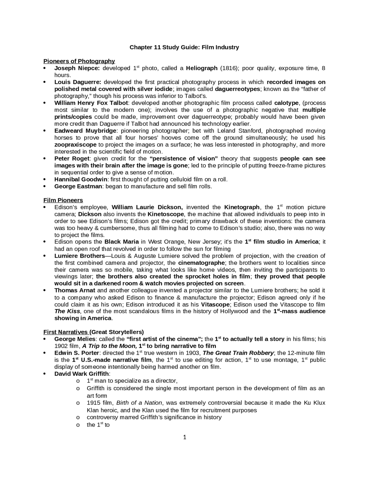 Exam 4 Study Guide - Introduction Mass Communication | MC 1301 - Docsity