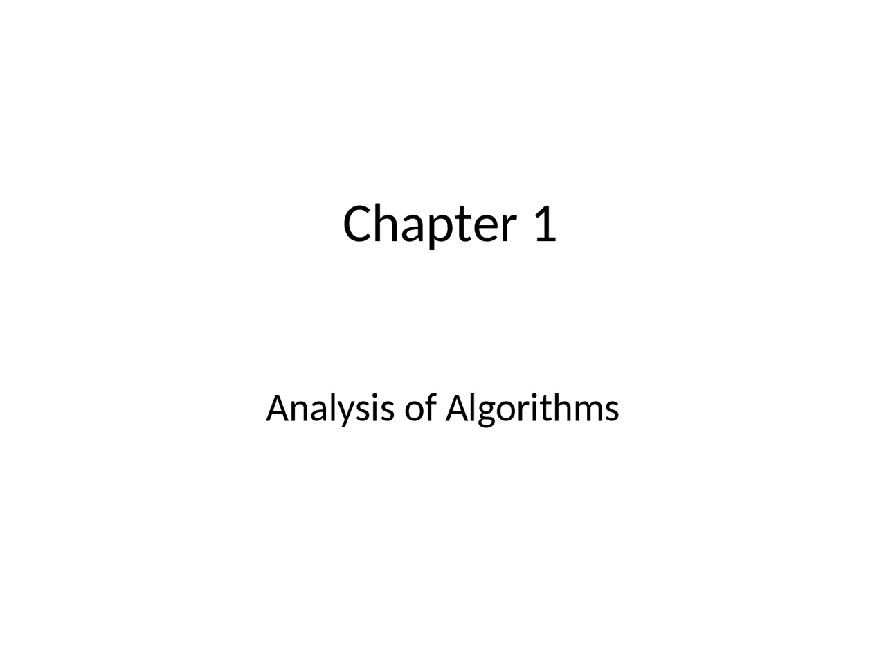 Analysis of Algorithm - Lecture Slides | CS 240 - Docsity
