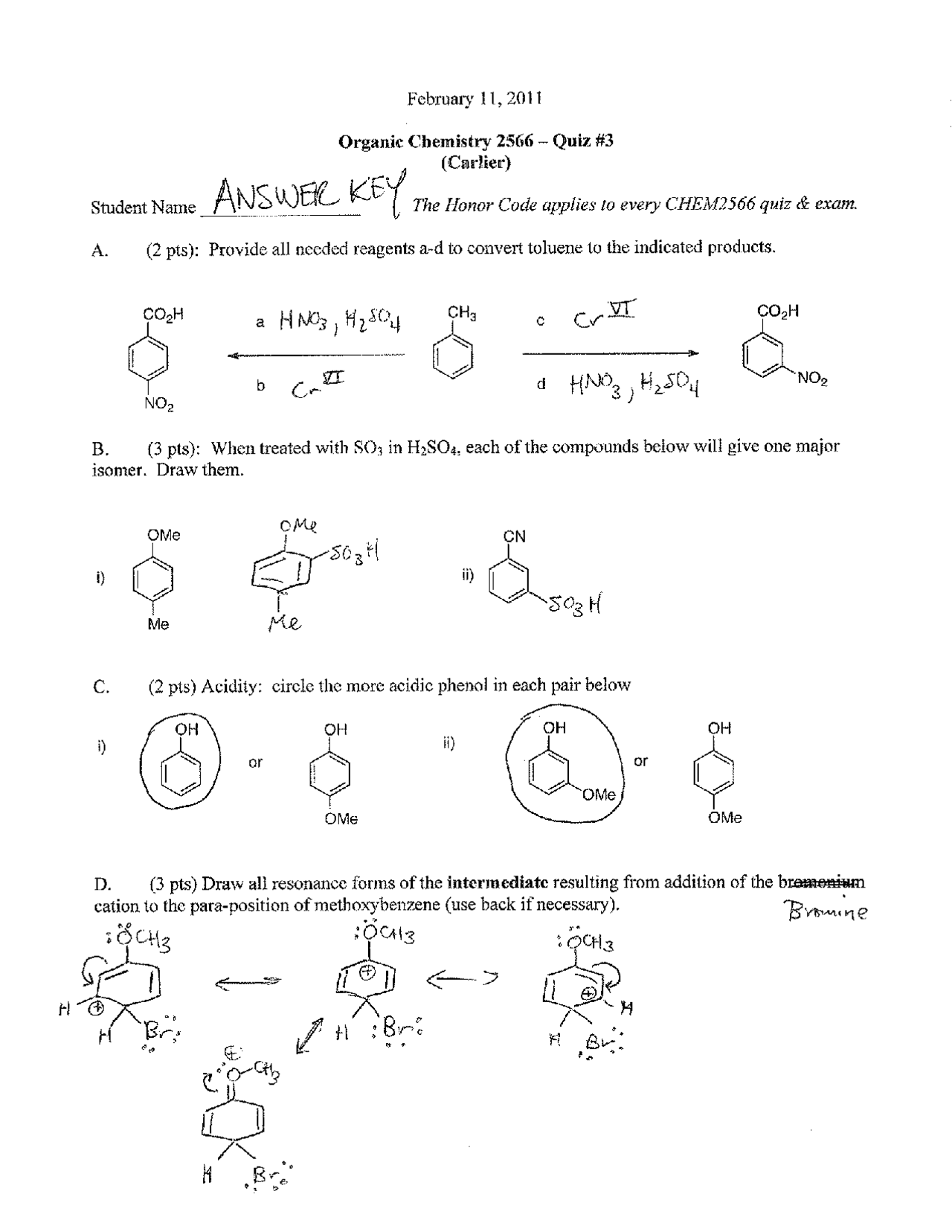 Image 8 for Organic Chemistry Worksheet With Answers