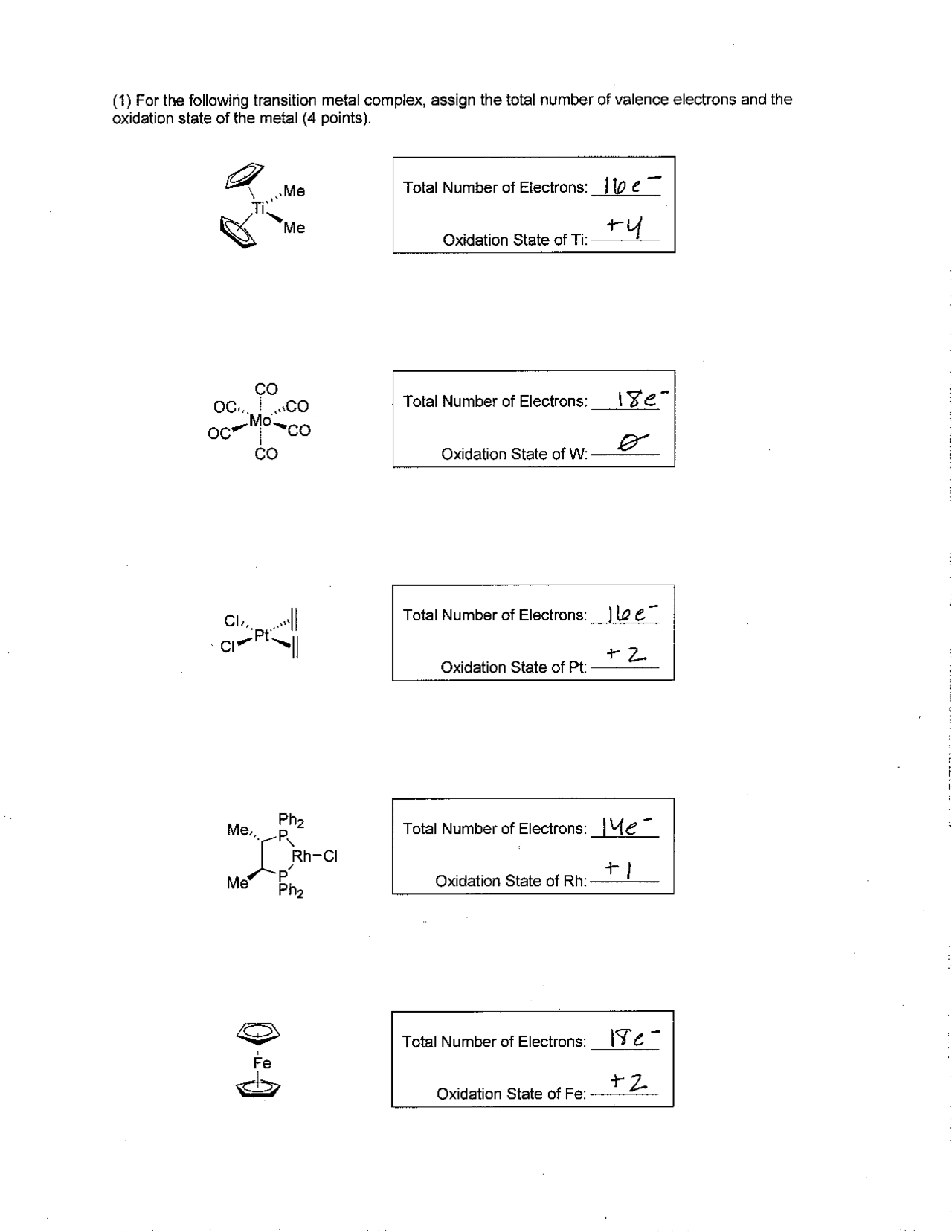 Quiz 2 with Solution - Organic Chemistry II | CHEM 234 - Docsity