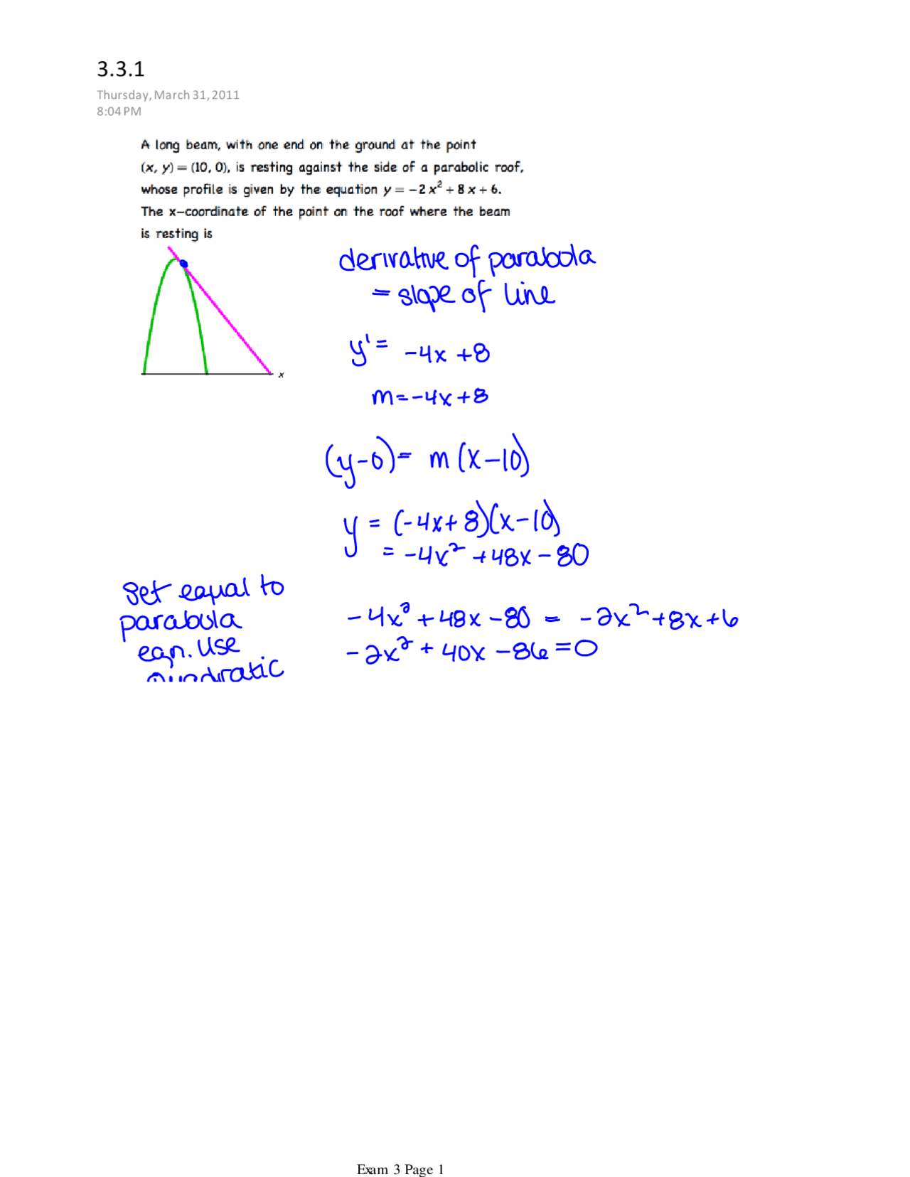 Geometry and Mathematics of Design - Quiz 10 with Solutions | MATH 1536 ...