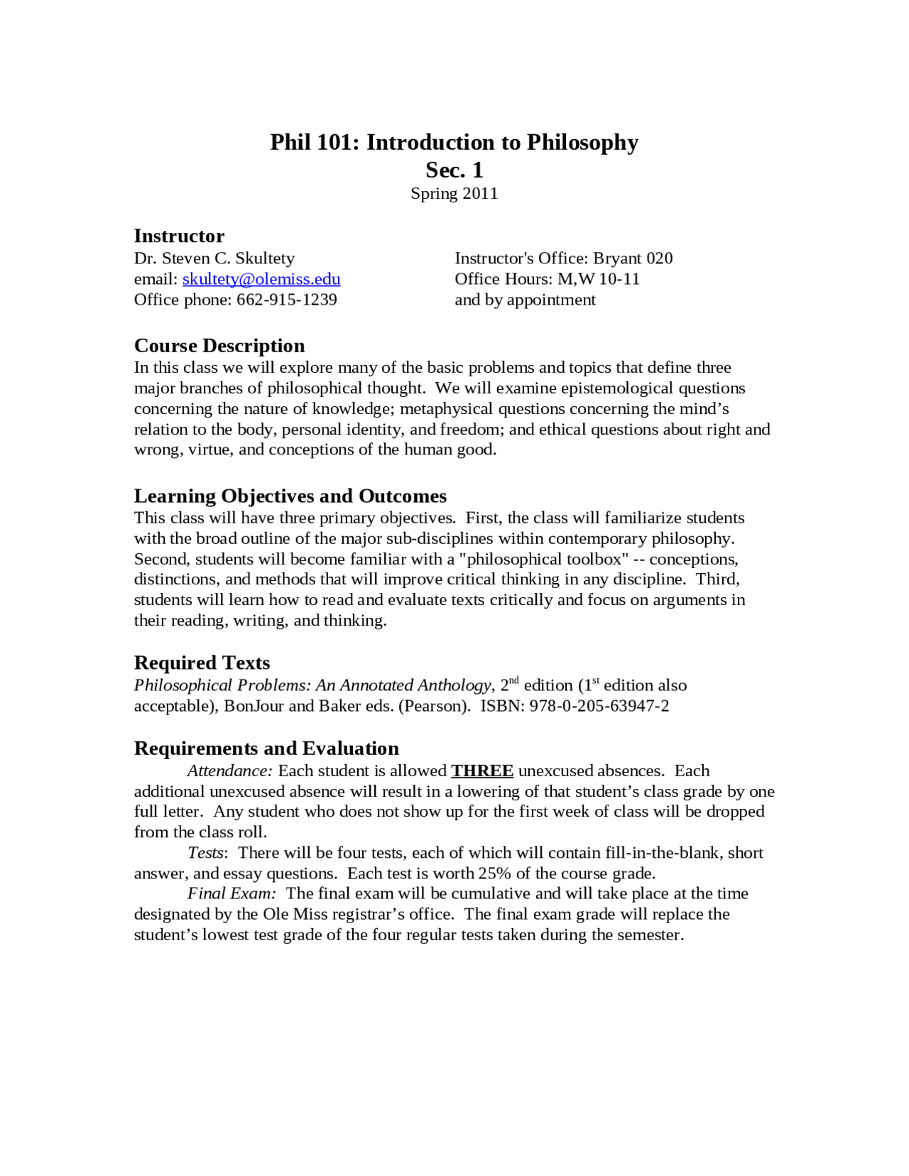 Notes on Introduction to Philosophy | Phil 101 | Study notes ...