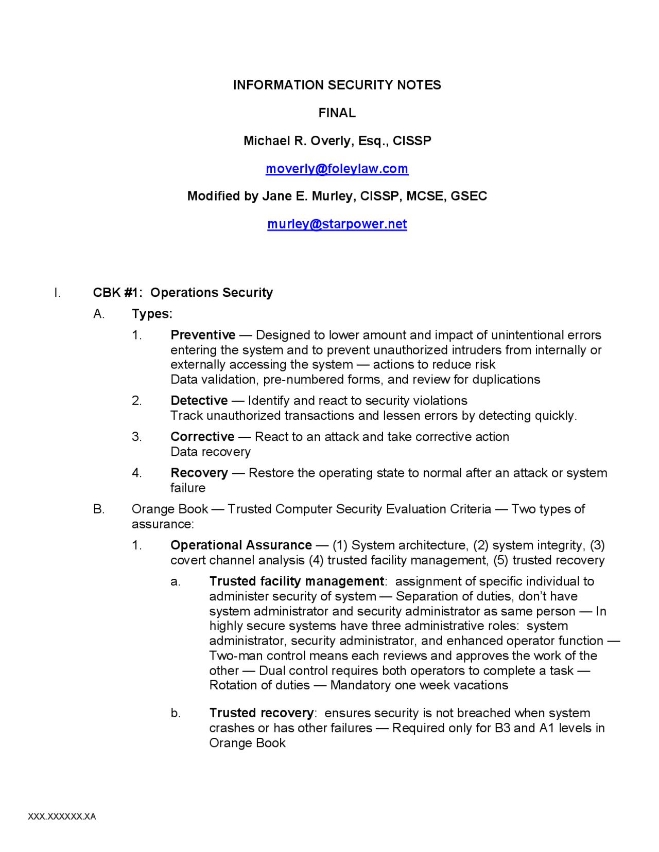 Final/Study Guide - Information Security Fundament | IT 223 - Docsity