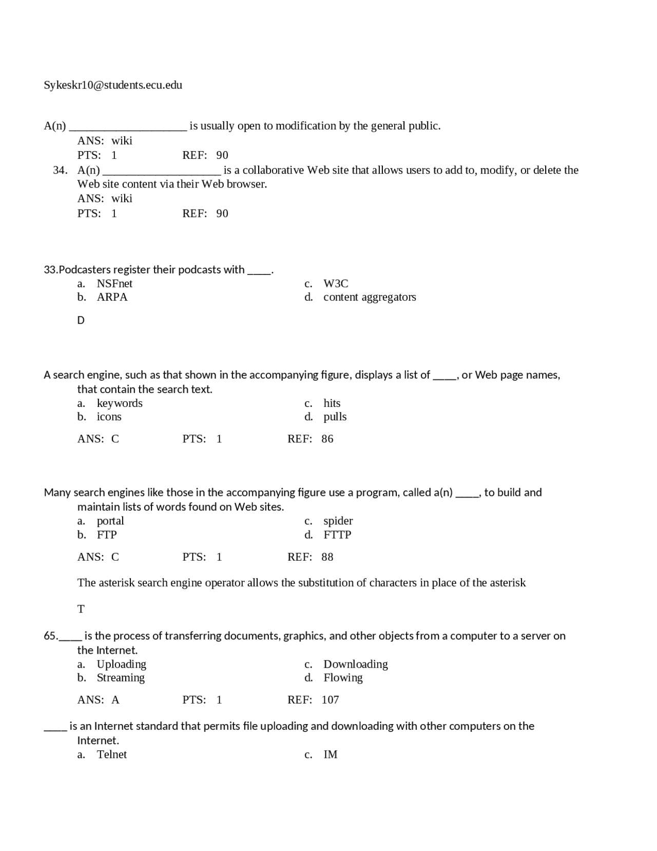 Cost Accounting I Practice Mcqs With Answer Acc 318 Docsity