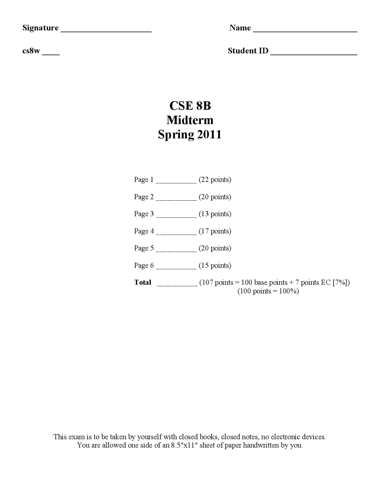 Introduction to Computer Science: Java B - Midterm Exam Questions with ...