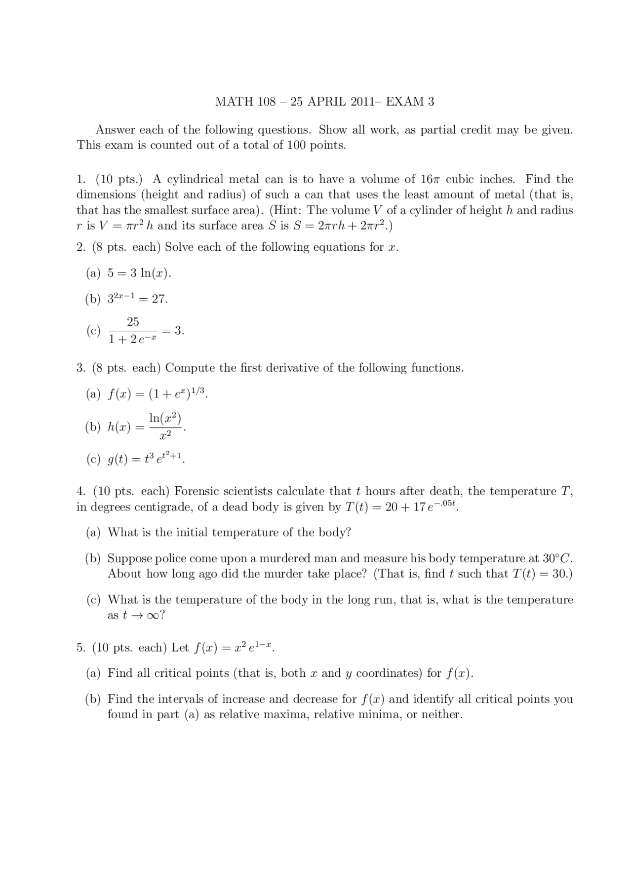 Astrophysics Math Question Solved Exam 3 - Introduction to Astronomy and Astrophysics | MATH 108 ...