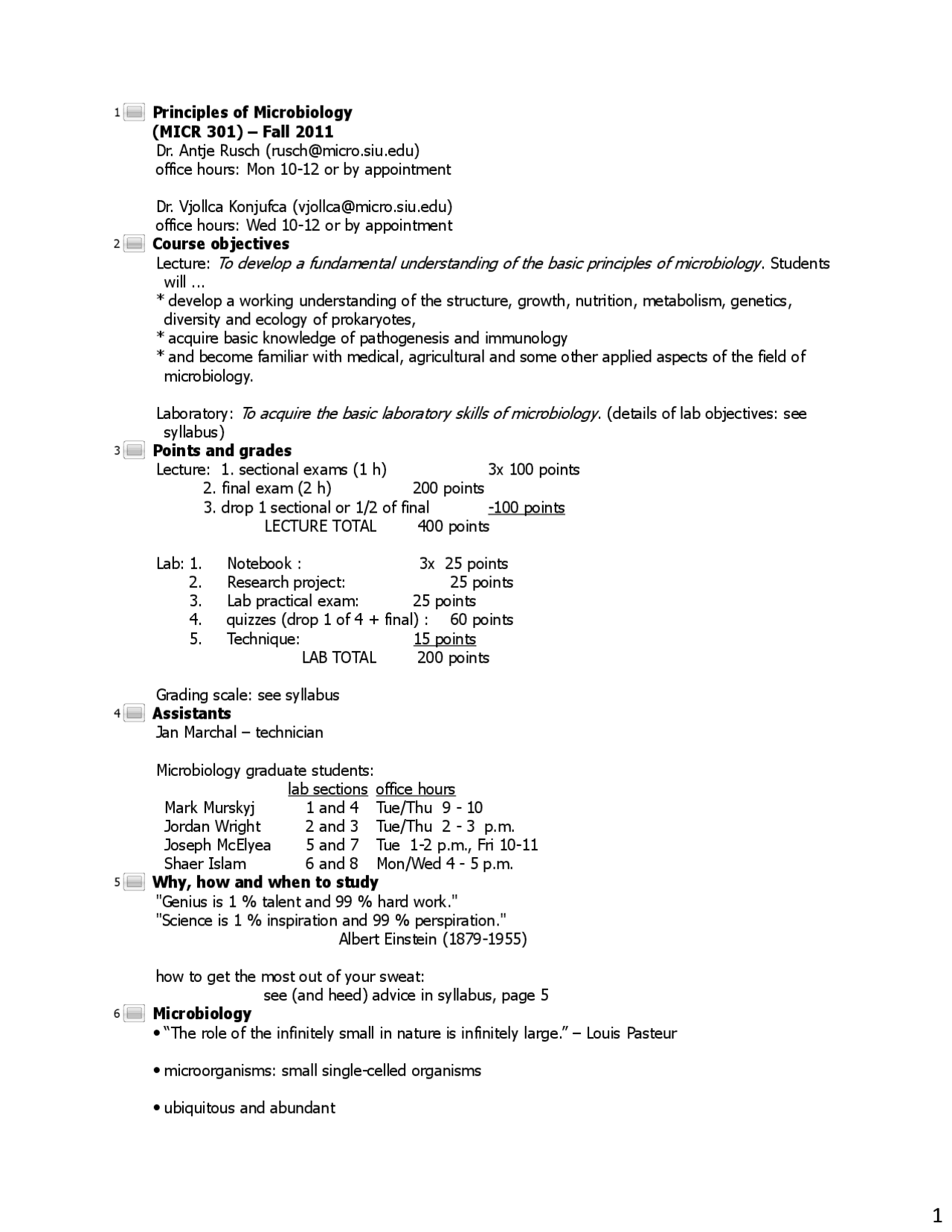 Introduction of Principles of Microbiology - Lecture Notes | MICR 301 ...