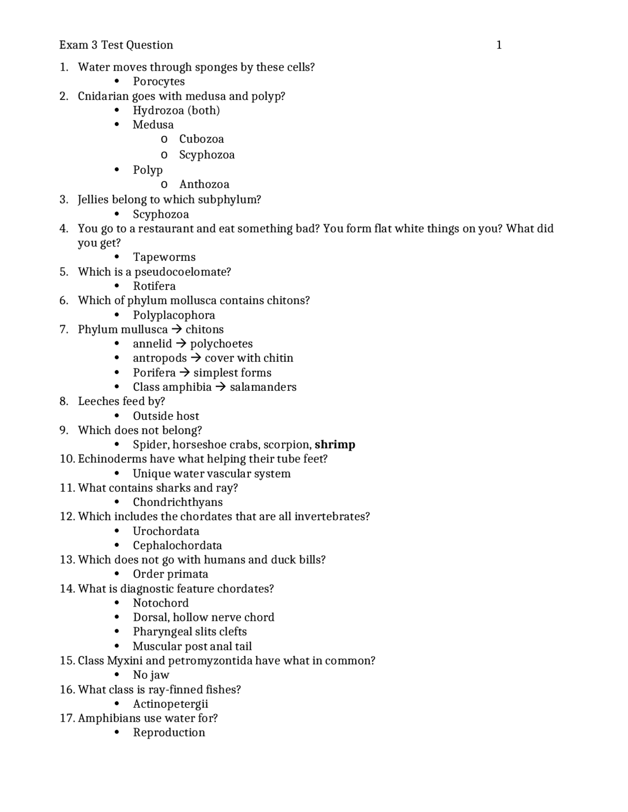 77 multiple-choice questions on Biology For Sciences - Exam 3 | BIOL ...