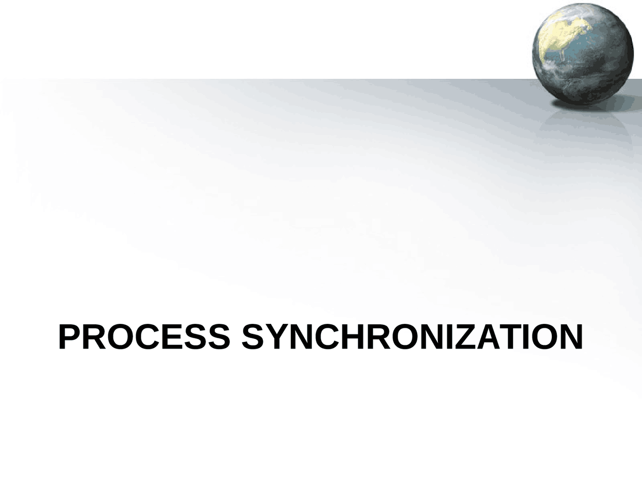 Operating System - Process Syncronization - Notes | Study notes ...