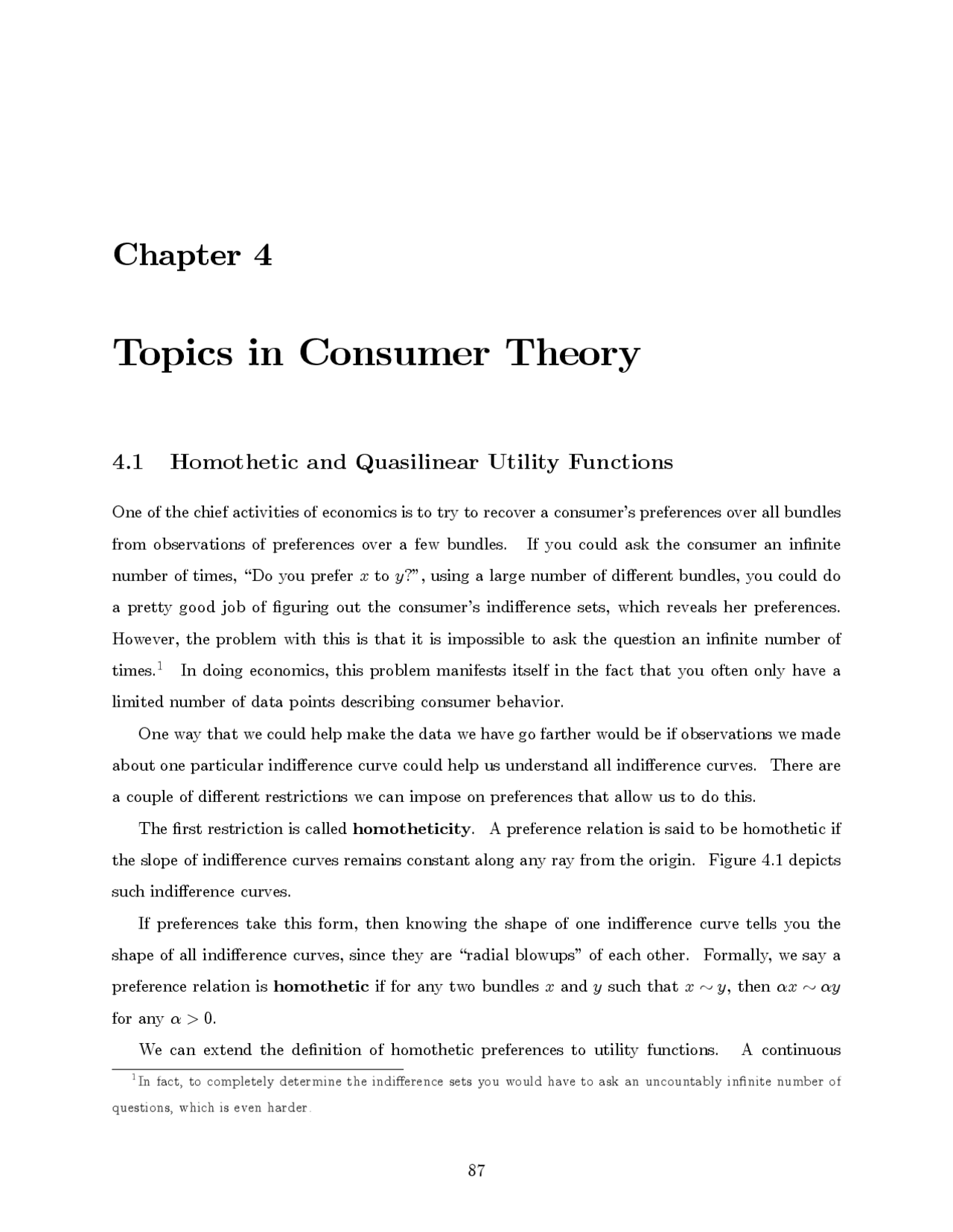 Microeconomics Theory, Lecture Notes - Economics - 4 - Docsity