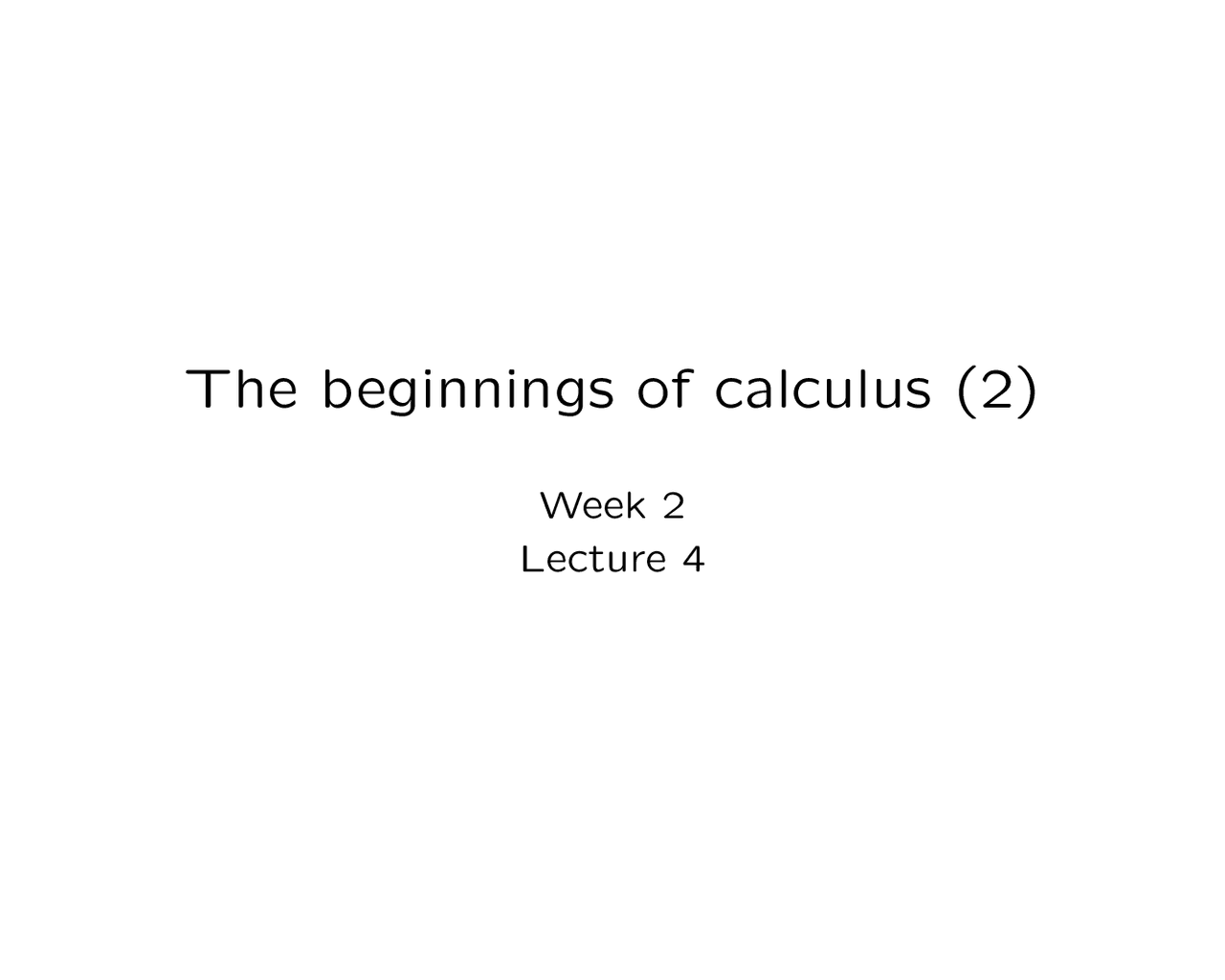 Basic Calculus, Lecture Notes - Mathematics | Study notes Mathematics ...