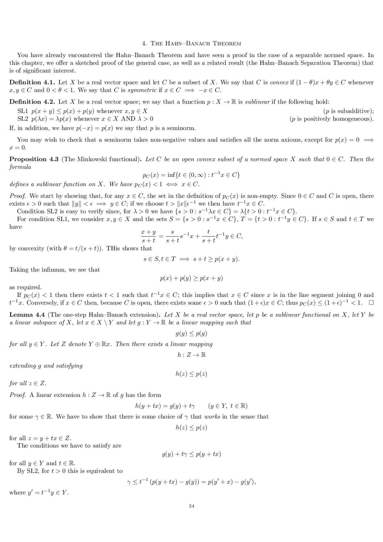 Vector Space, Lecture Notes - Mathematics - 5 - Docsity