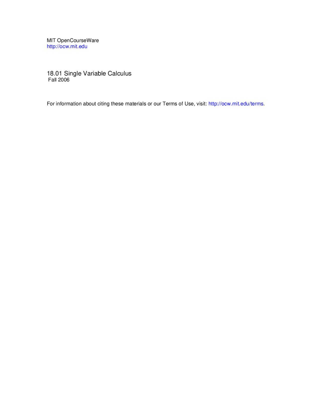 Single Variable Calculus - unit2 review - Mathematics | Study notes ...