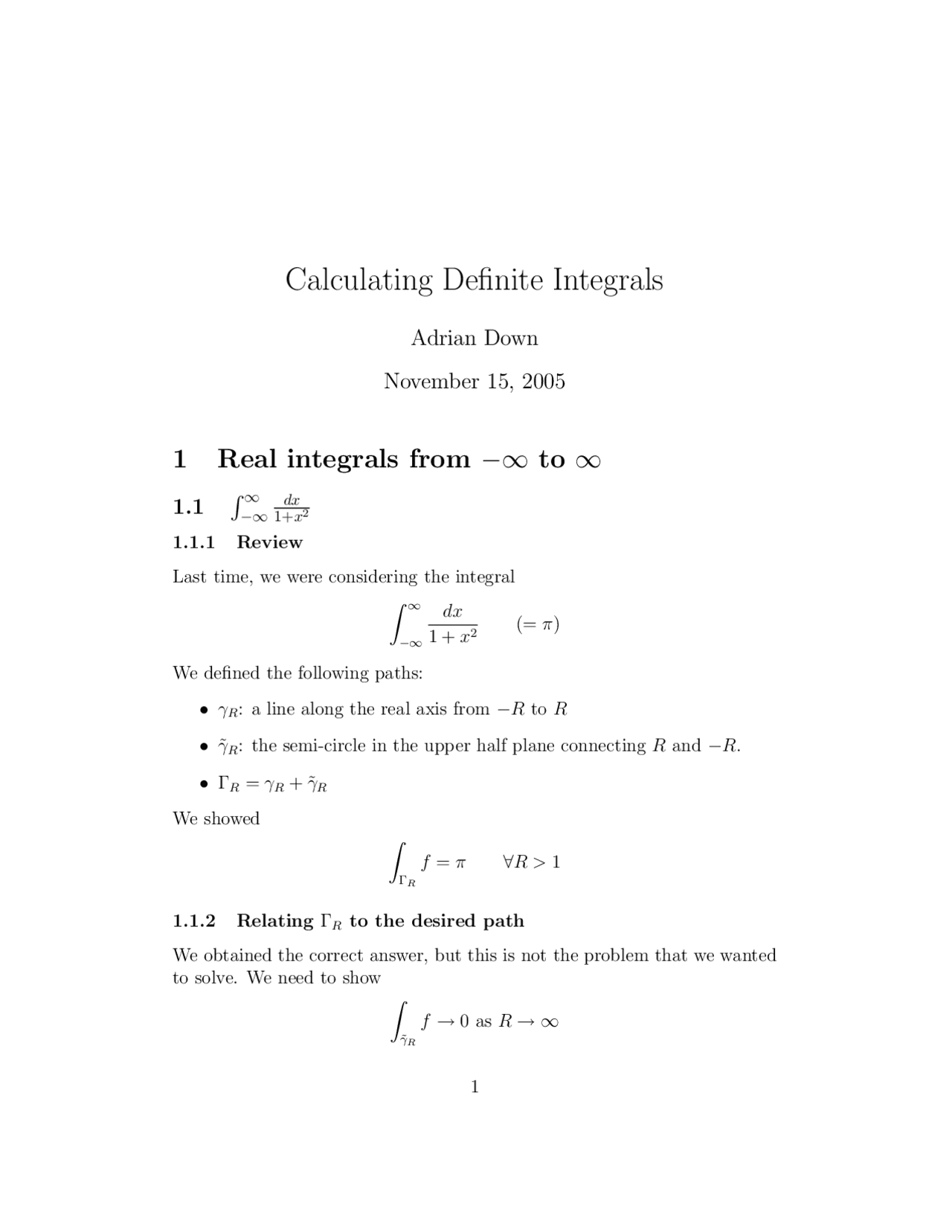 Definite Integral, Lecture Notes - Mathematics - Docsity