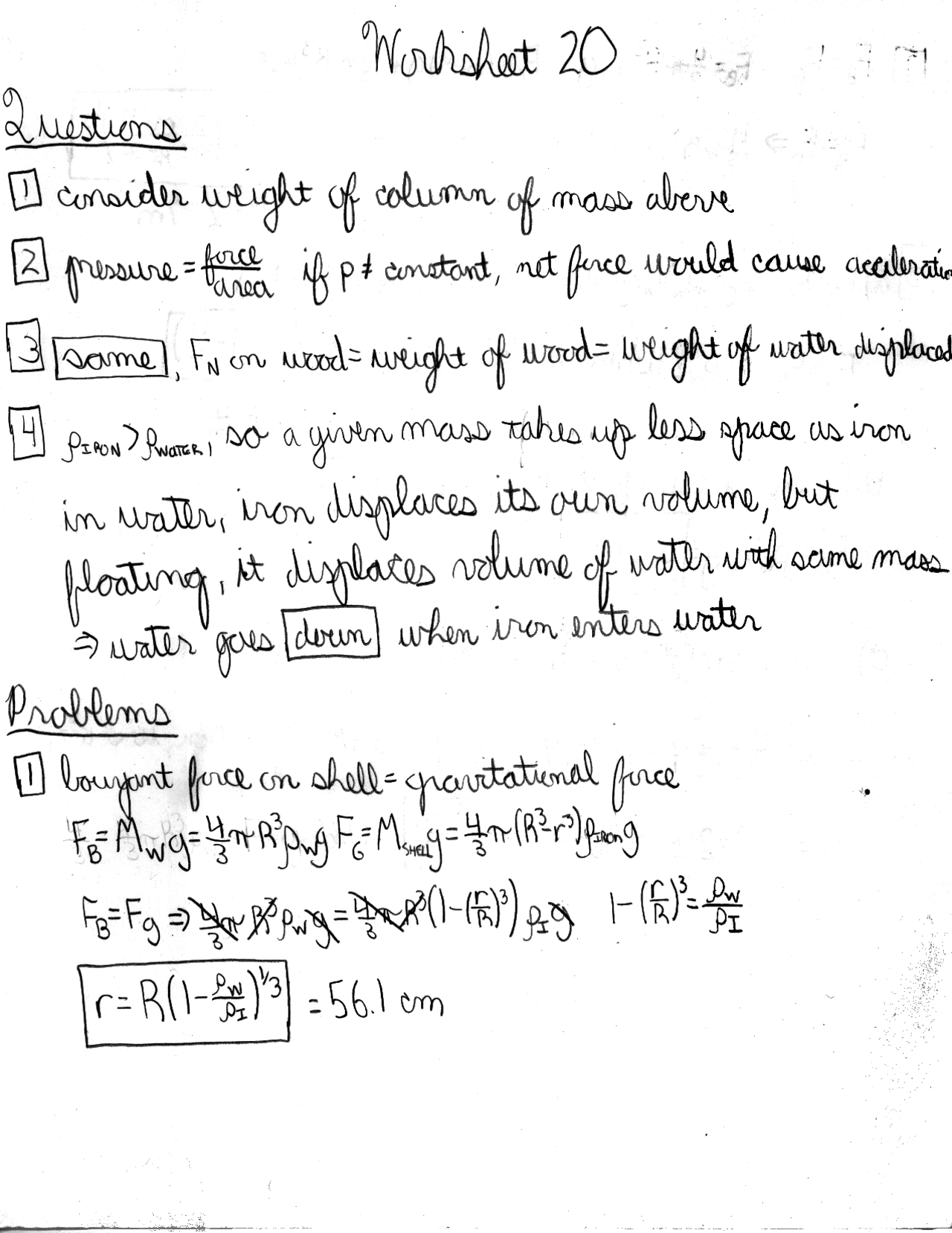 Mechanics Oscillations Exercises Physics Docsity