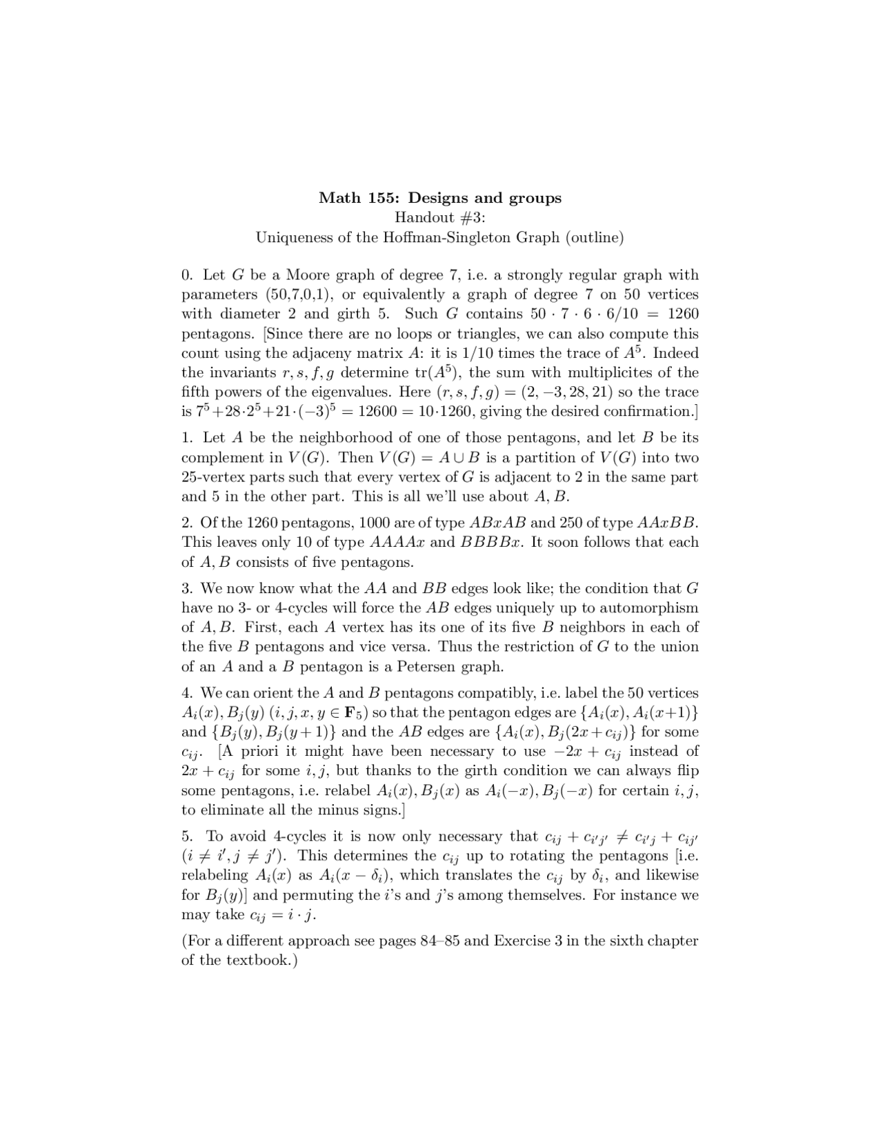 Design and Group 3, Lecture Notes - Mathematics - Docsity