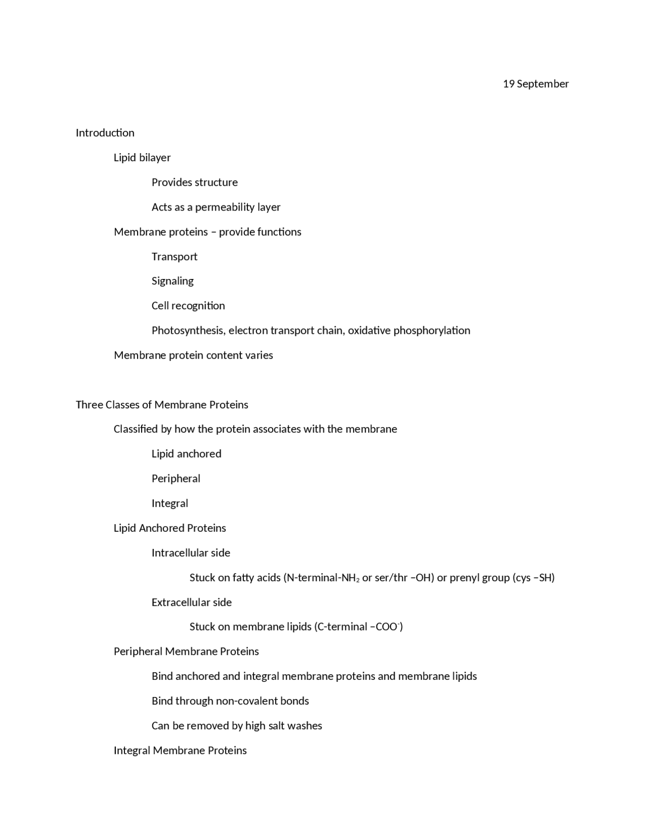 Lipid Bilayer - Introductory Eukaryotic Cell Biology - Notes | LIFE 210 ...