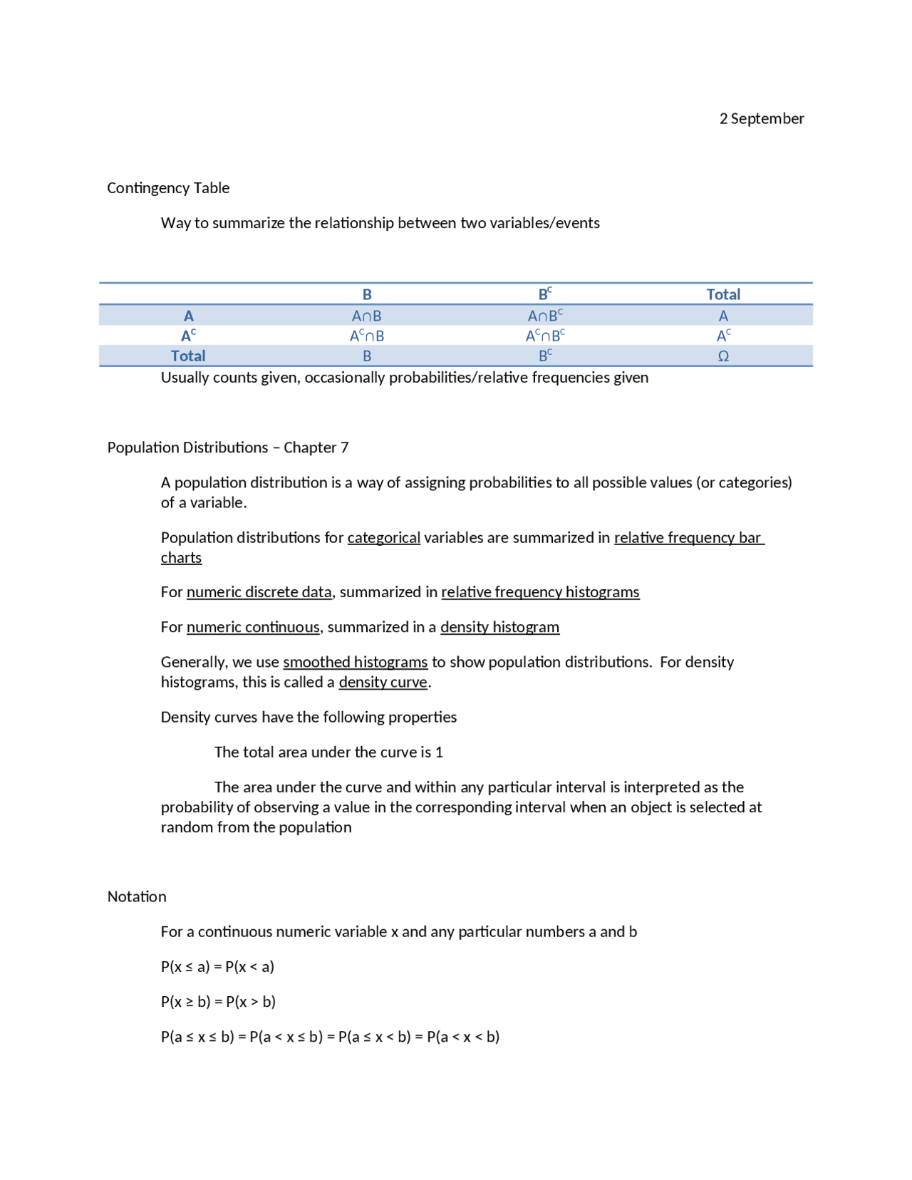 Pretty Contingency Table Python Contingency Table - Introduction to Statistical Methods - Handout ...