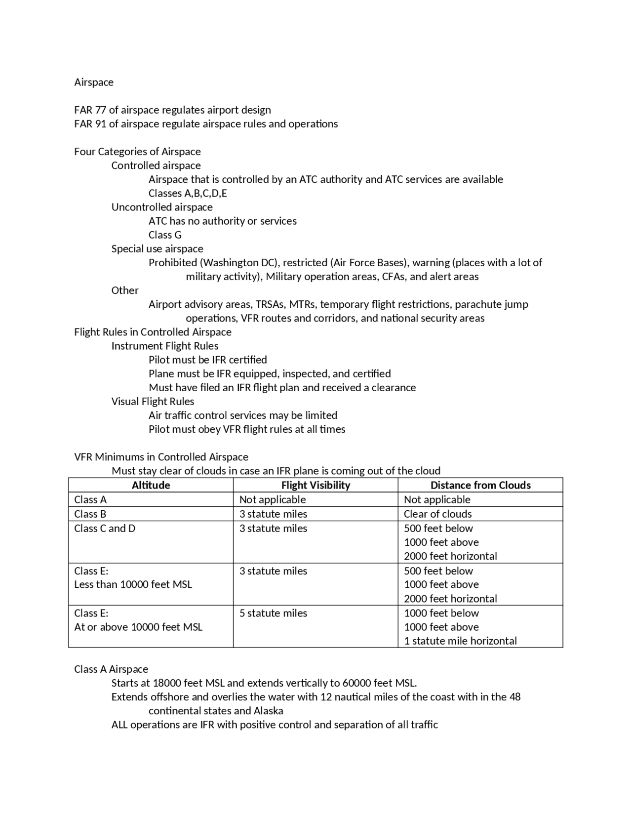 Airspace Regulate Airport Design - Airspace Rules and Regulations ...
