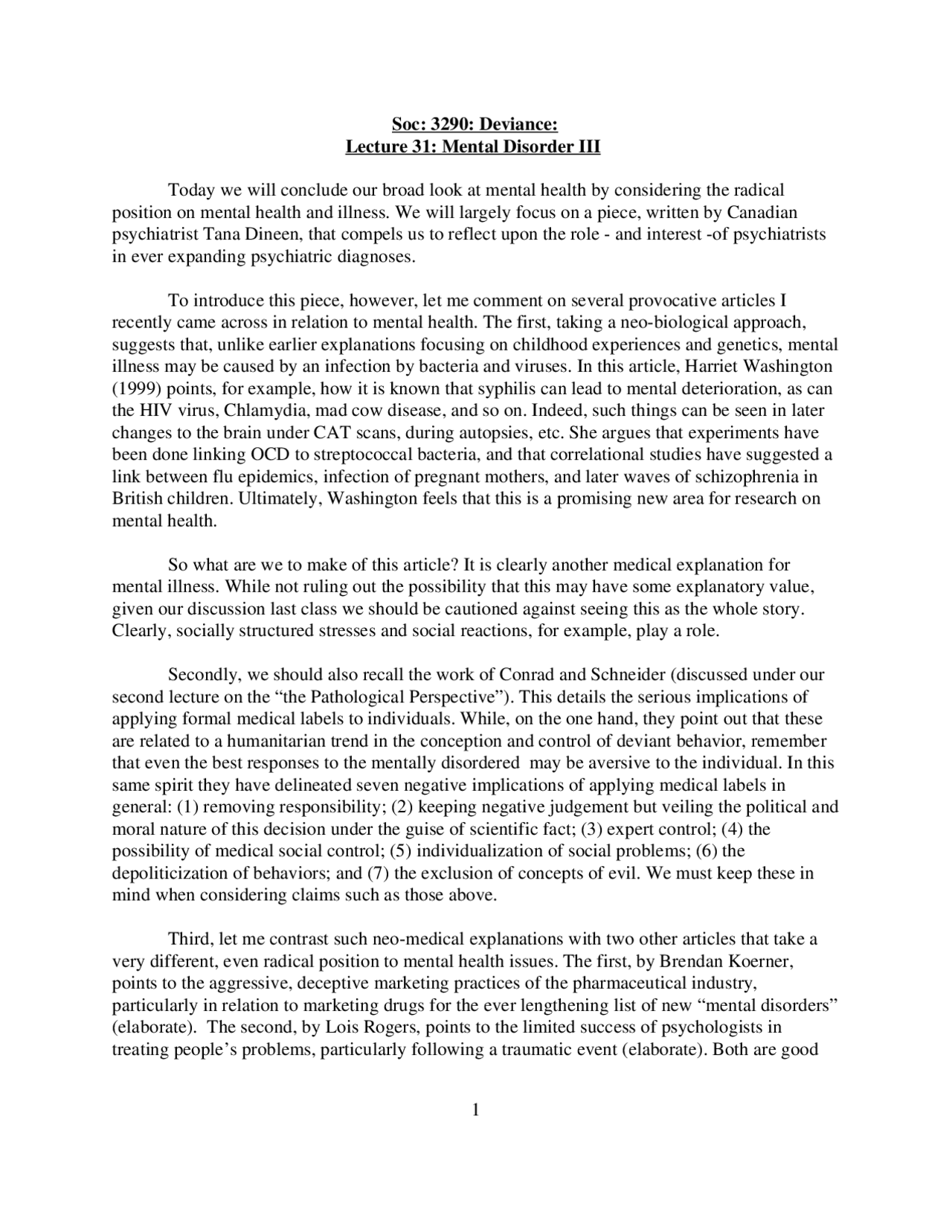Deviance-LectureNotes 31-Sociology | Study notes Sociology of Deviance ...