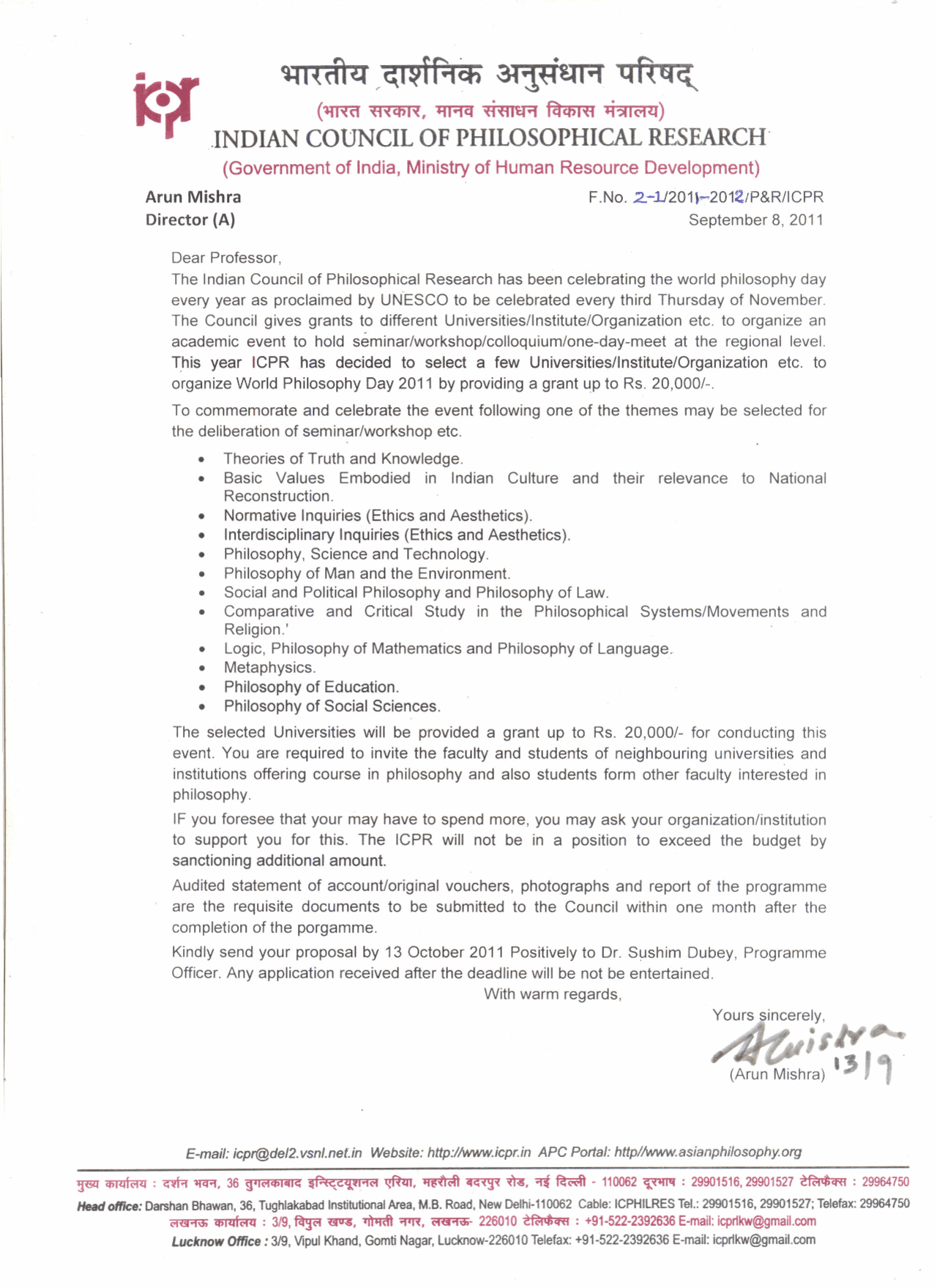 Indian Council Of Philosophical Research - Lecture Notes - Indian ...