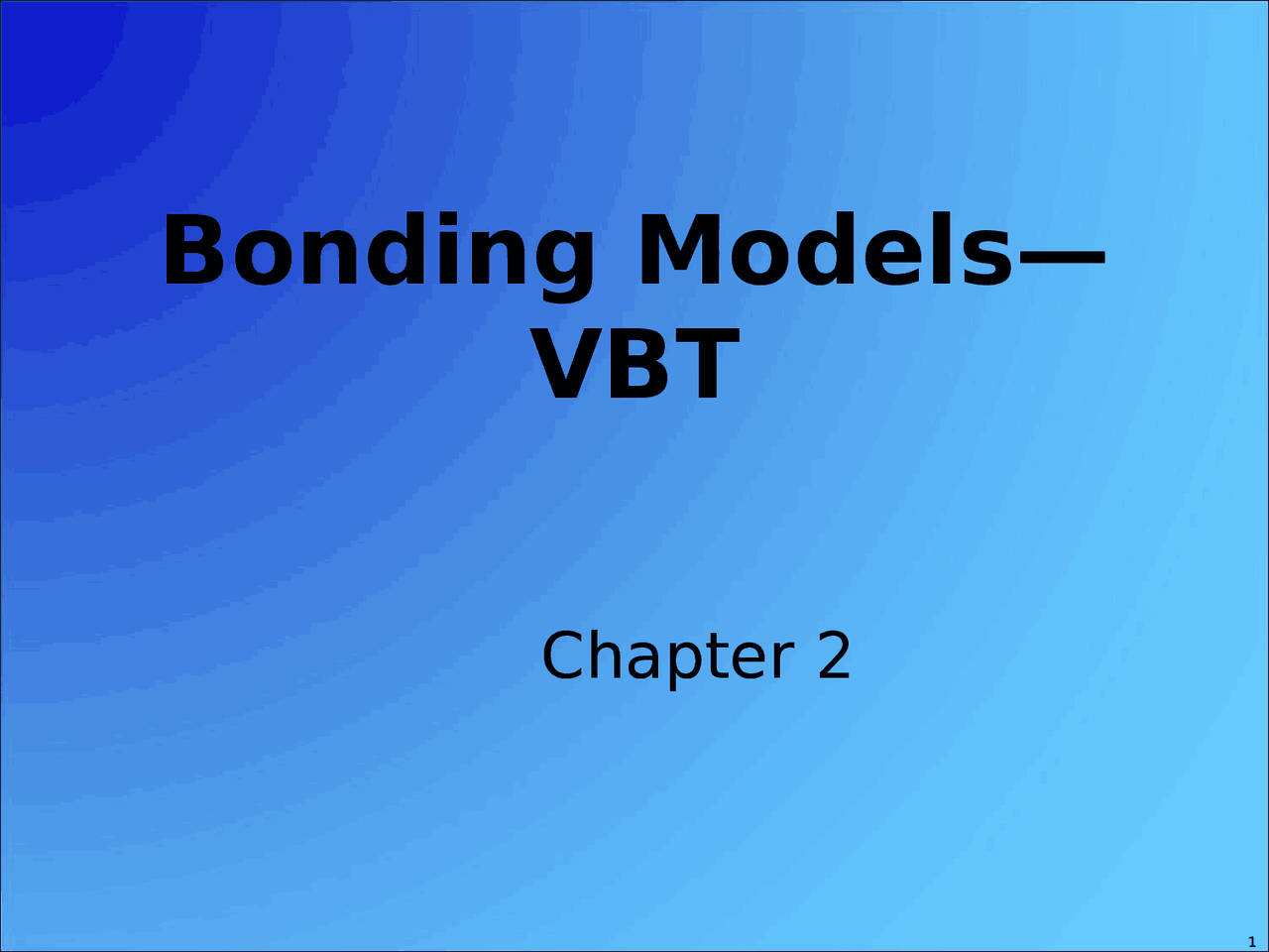 Bonding Valence Bond Theory Lecture Notes CHE 3340 Docsity