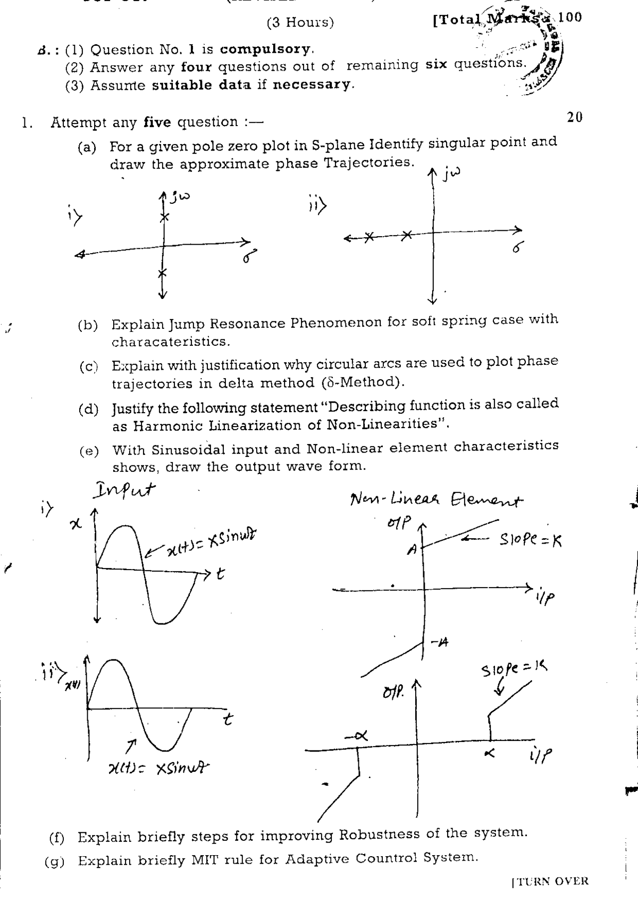 Advanced Control Systems - Exam Paper - Instrumentation Engineering ...