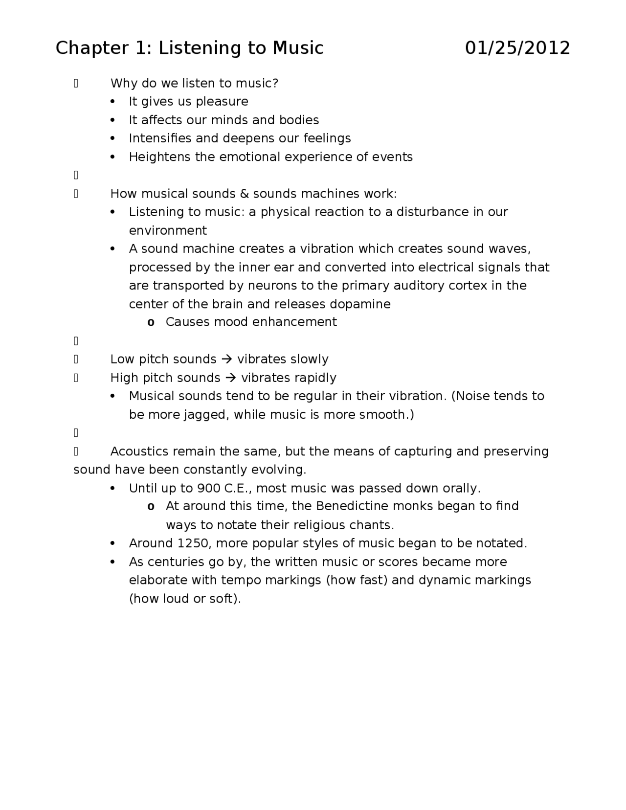 Notes For Listening To Music Music Appreciation MUS 1751 Docsity notes-for-listening-to-music-music-appreciation-mus-1751-docsity