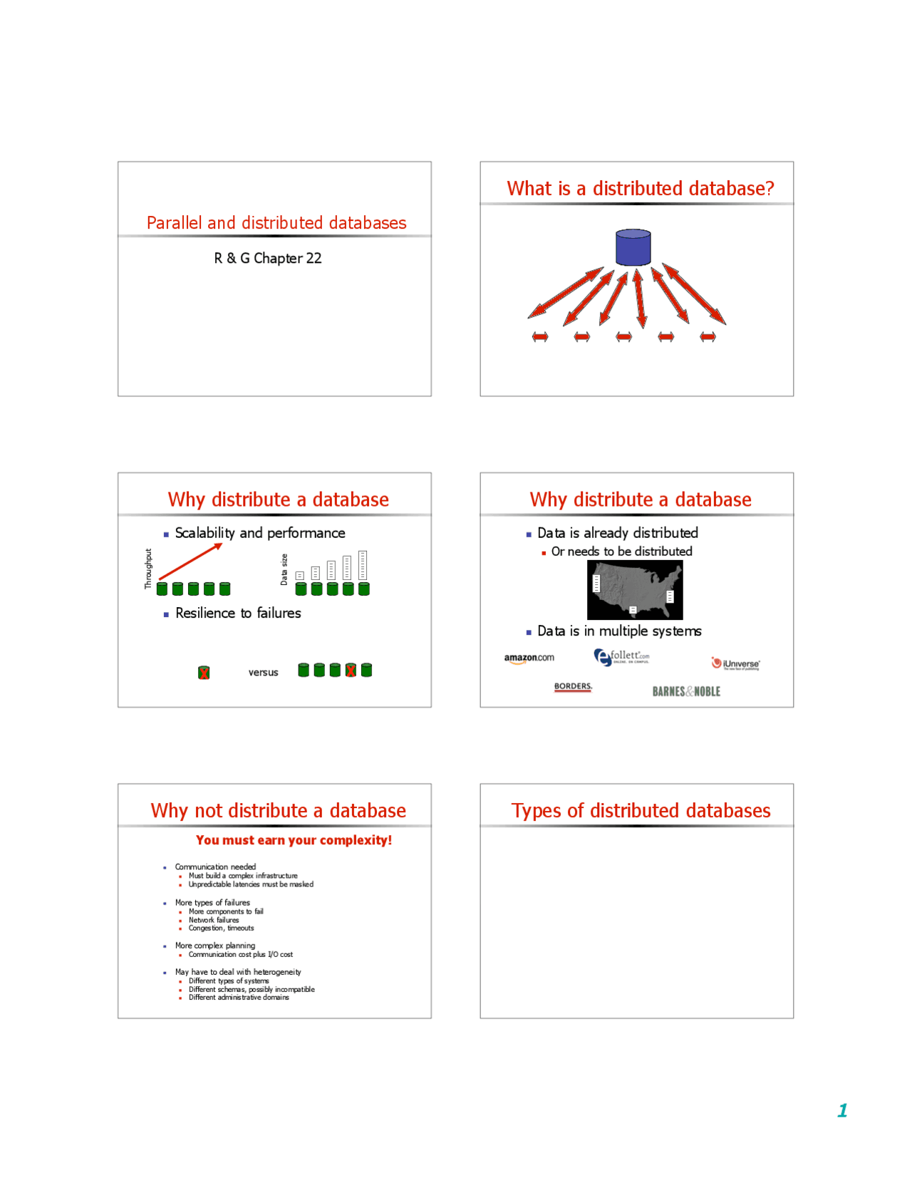 Parallel and Distributed Databases-Introduction to Database Systems ...