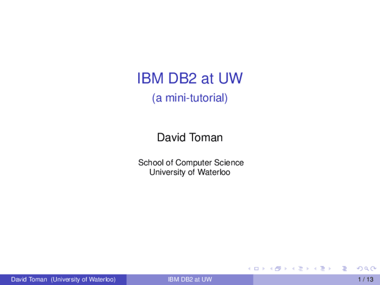 IBM-Introduction to Database Management-Lecture 22 Slides-Computer ...
