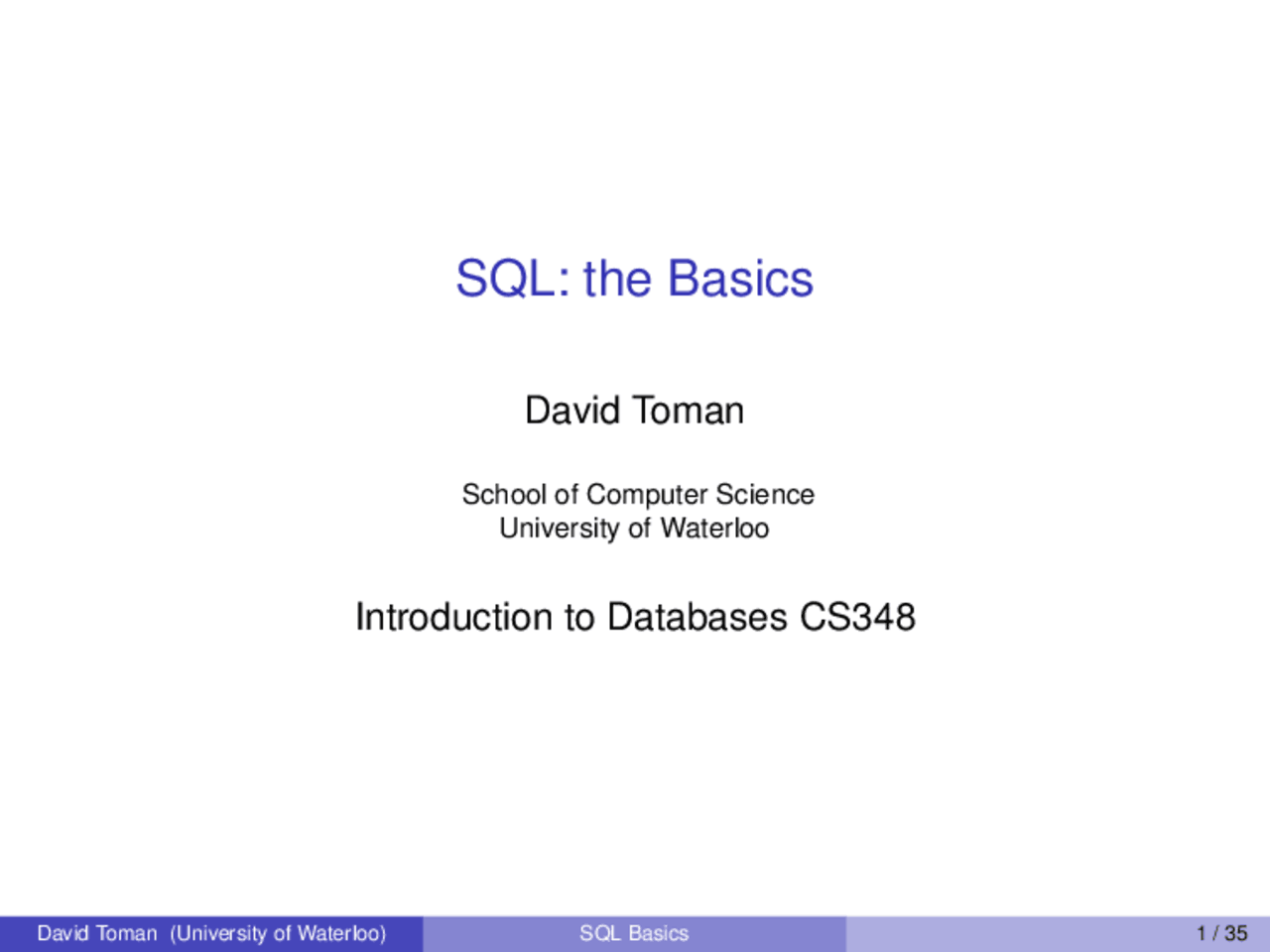 Sql Database Management Essentials Slides SQL-Introduction to Database Management-Lecture 16 Slides-Computer ...