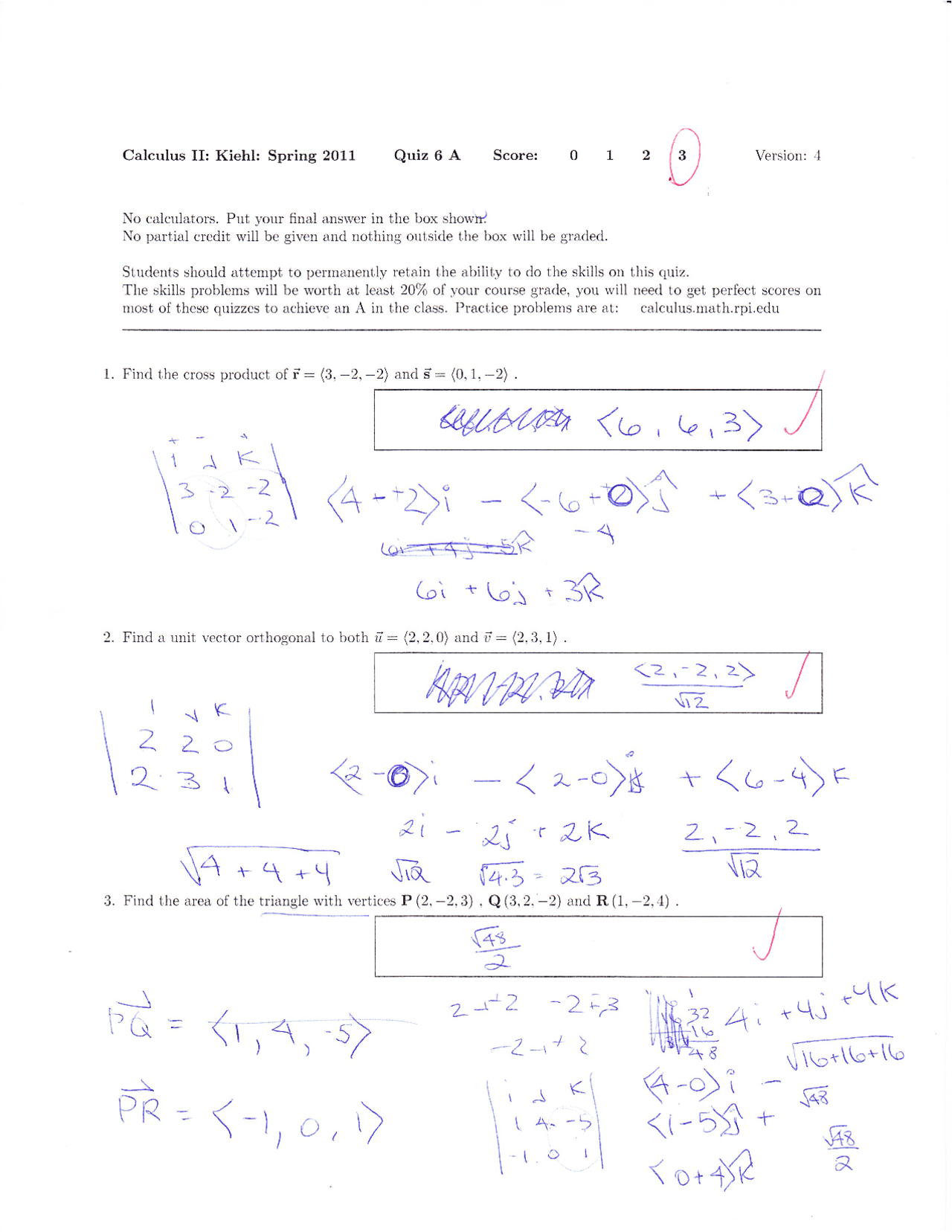 Quiz 6 Questions with Solutions - Calculus II | MATH 1020 | Quizzes ...