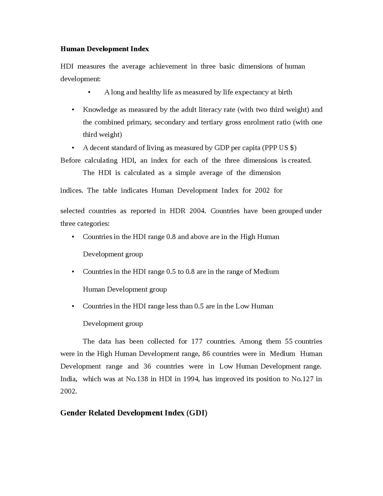 Business Environment - Economic Systems - Human Development Index ...