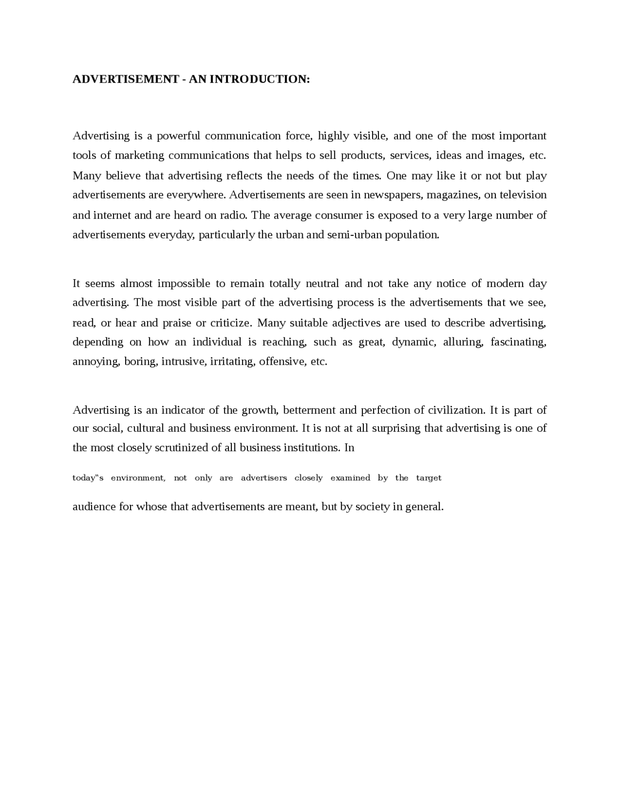 Introduction Advertisement References A Comprehensive Introduction to Advertising: History, Definition, and ...