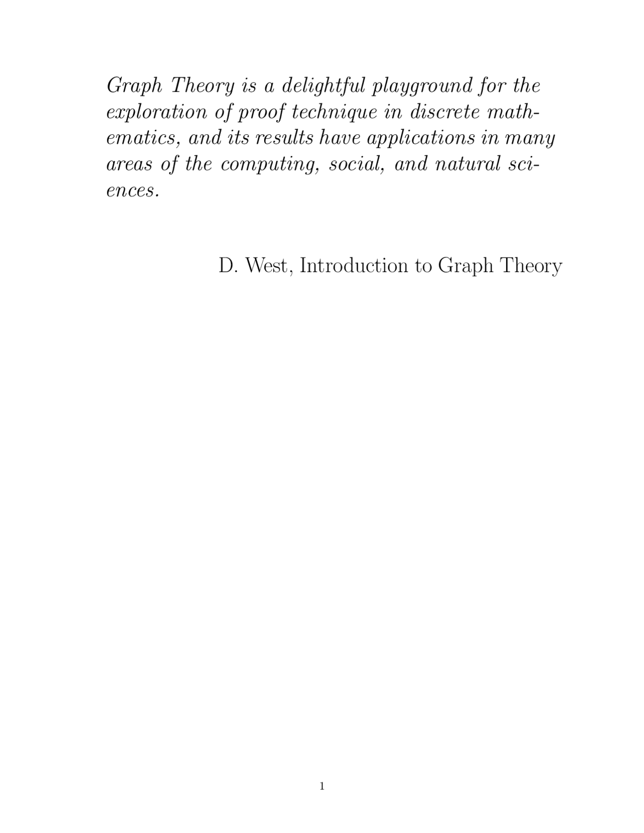 Introduction to Graph Theory - Notes | CSCI 4260 | Study notes Computer ...
