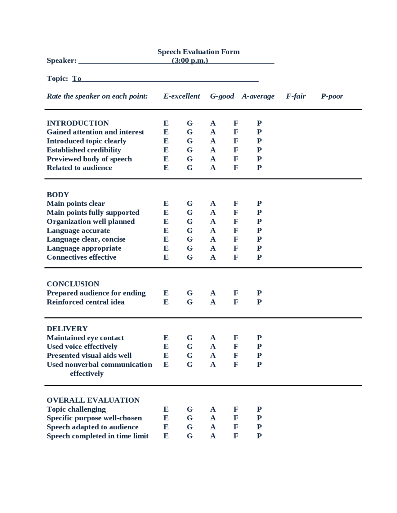 Image 14 for Speech And Language Evaluation Template