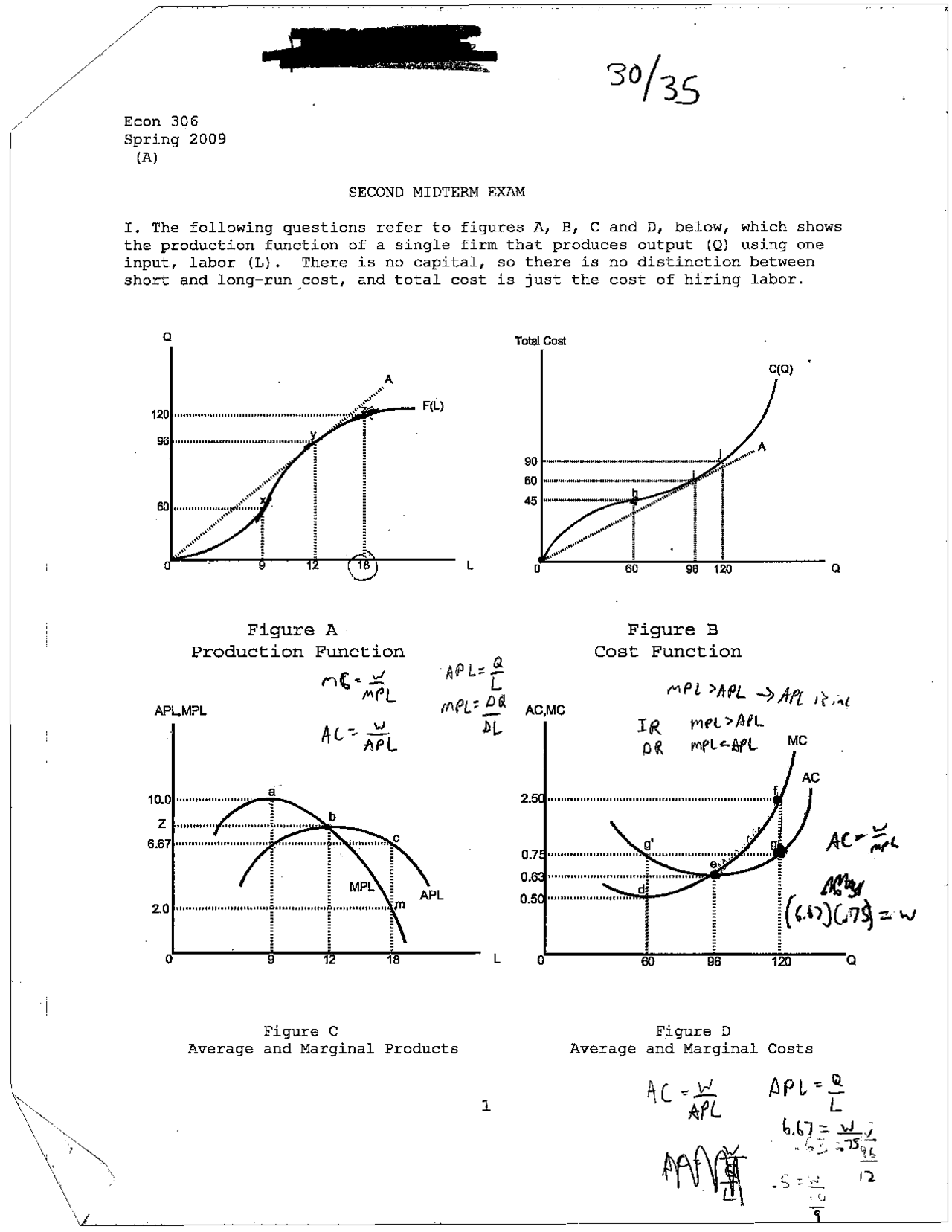 Second Midterm Exam Answers - Intermediate Microeconomics Theory | ECON ...