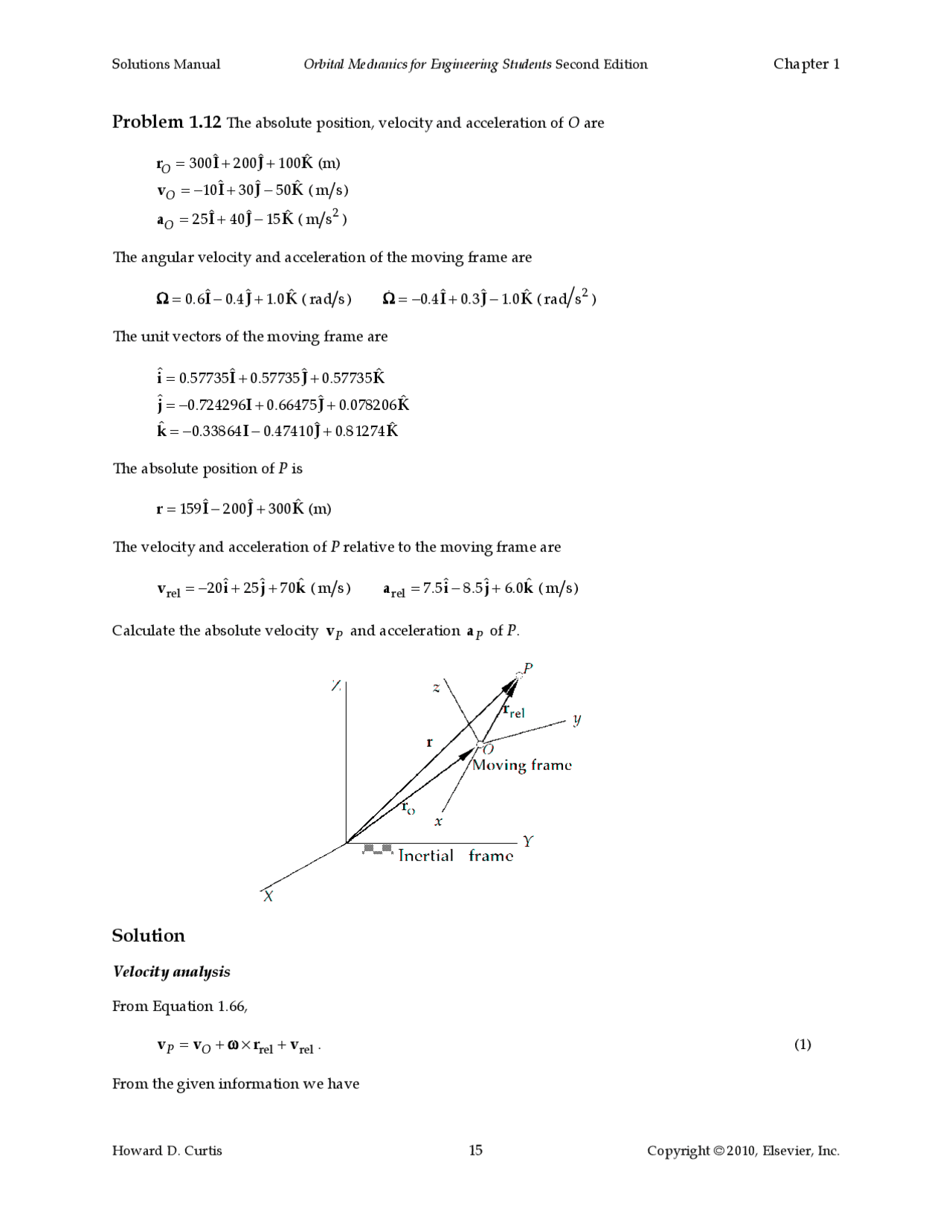 Absolute Position Practical Assignment 5 Solved Problems on Absolute Position and Velocity - Homework | MANE ...