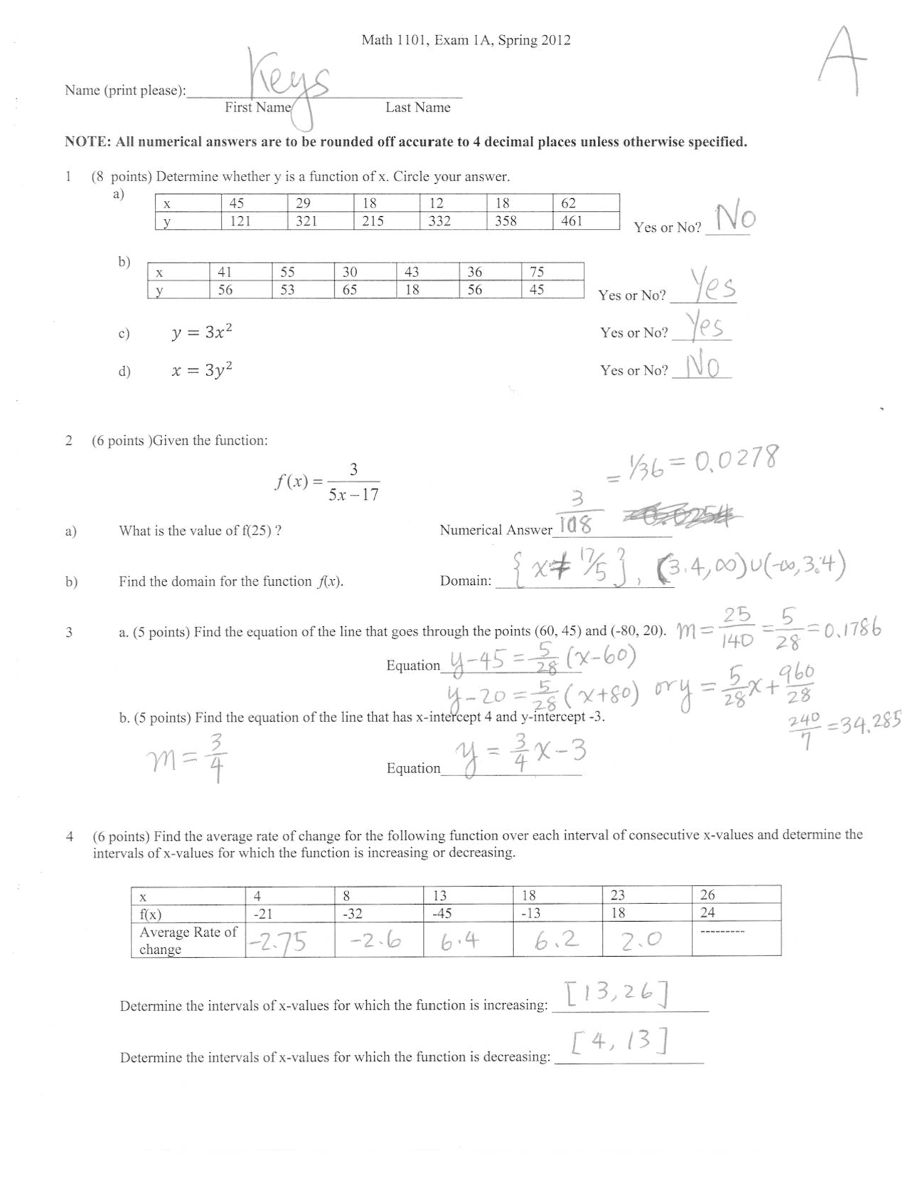 Resolution of Exam 1A - Introduction to Mathematical Modeling | MATH ...