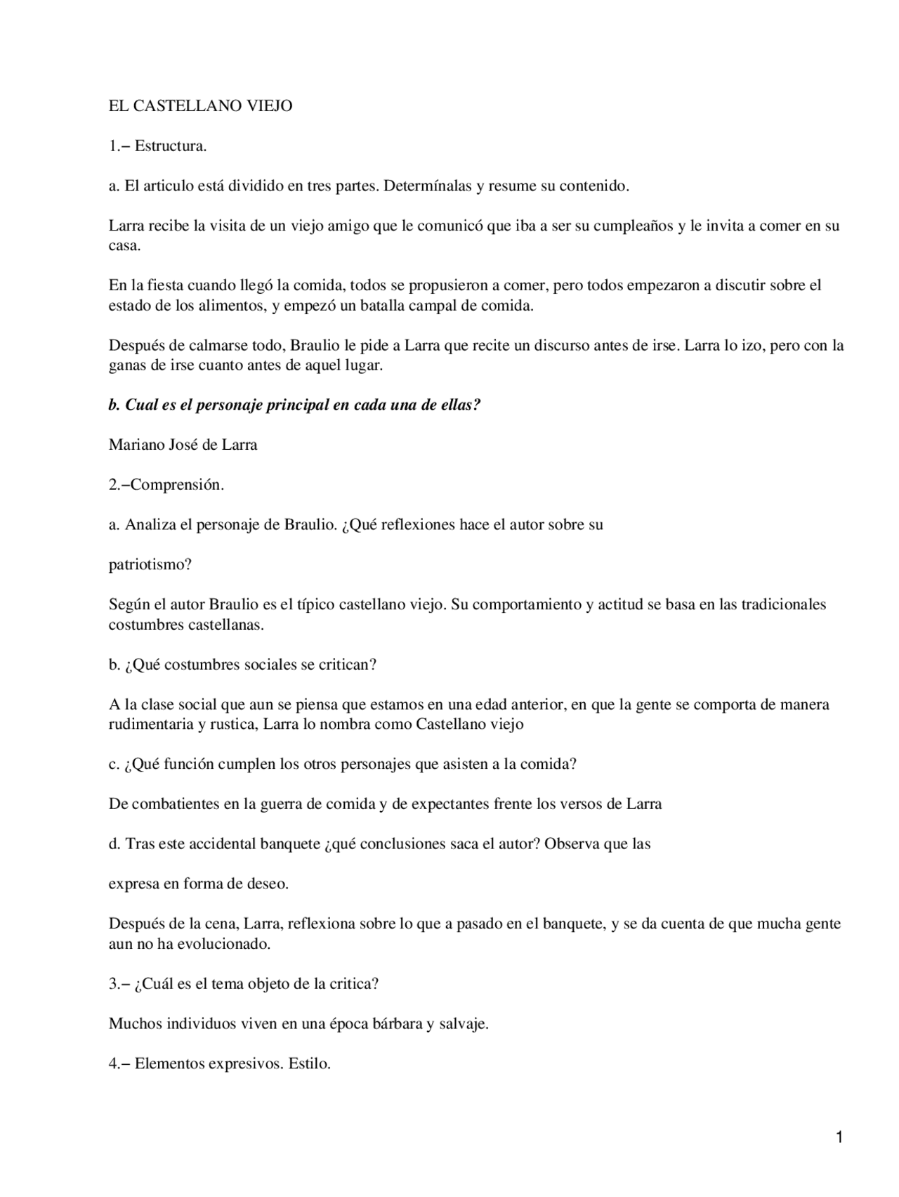 Articulos Mariano Jose De Larra Literatura Del Siglo Xix Resumen Docsity
