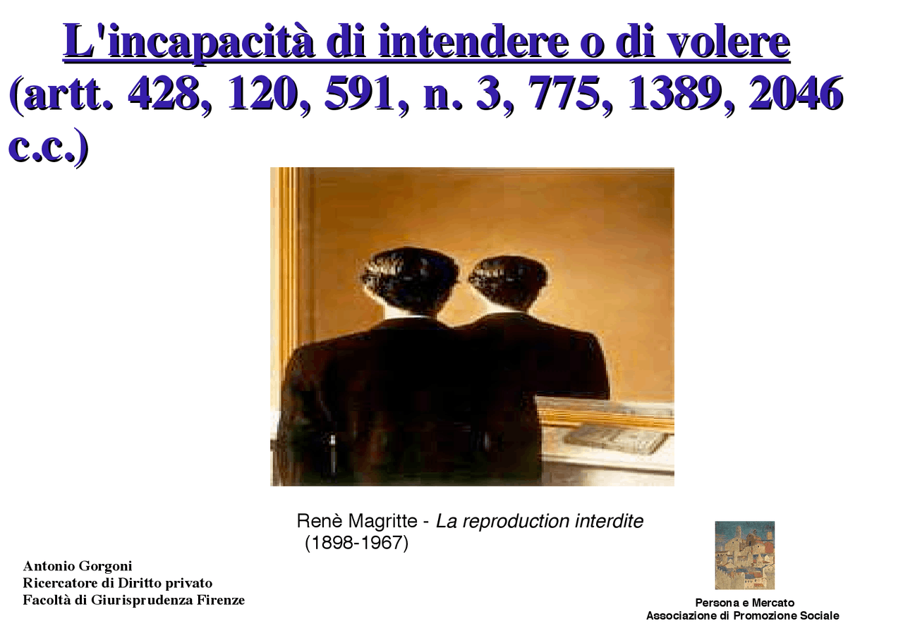 Incapacità di intendere e di volere Docsity Incapacità di intendere e di volere Docsity