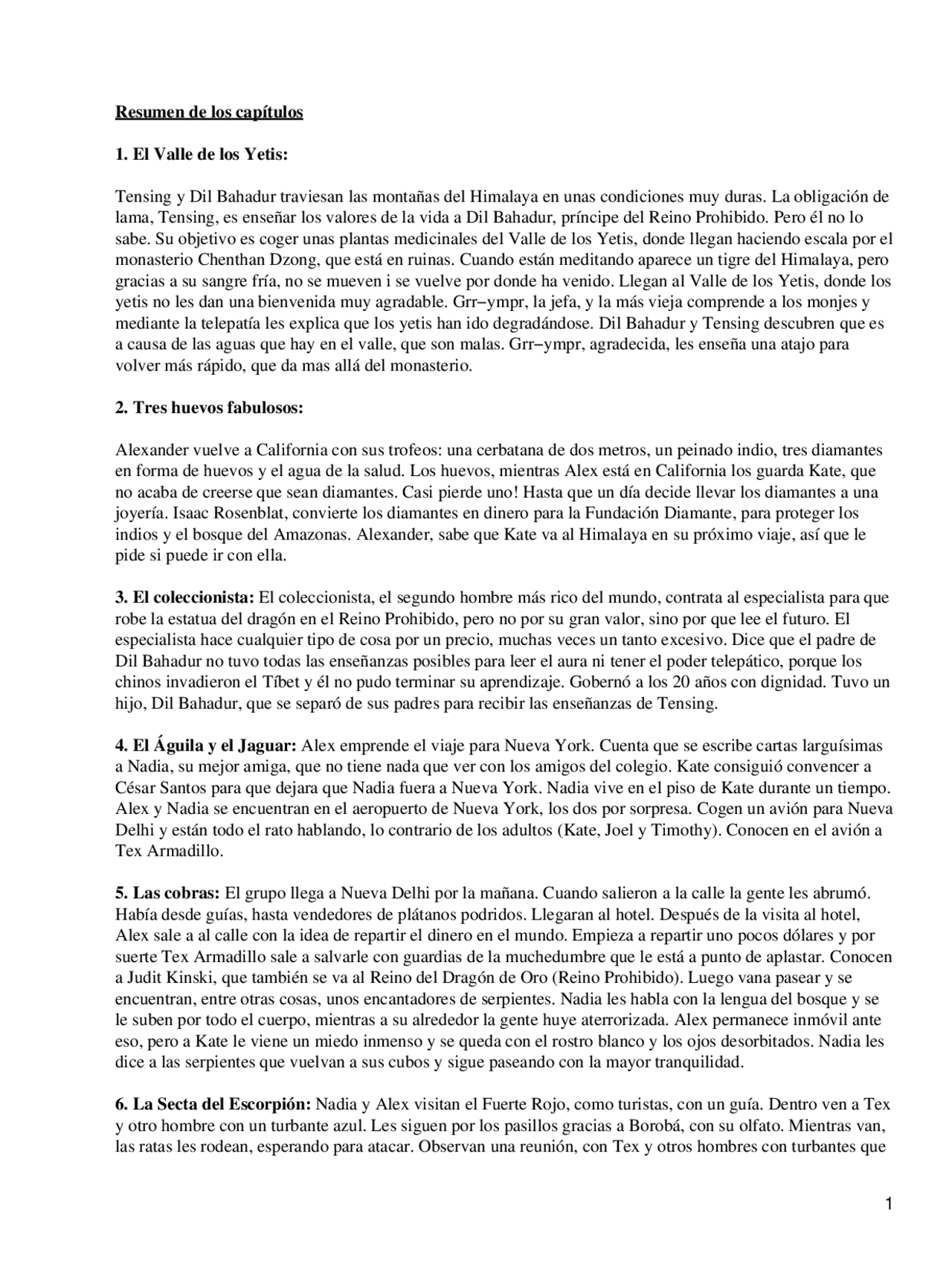 El Reino Del Dragon De Oro Isabel Allende Literatura Contemporanea Resumen Docsity