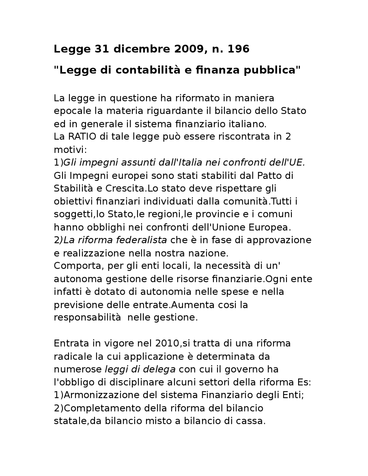 LEGGE 196 2009 visual data 4