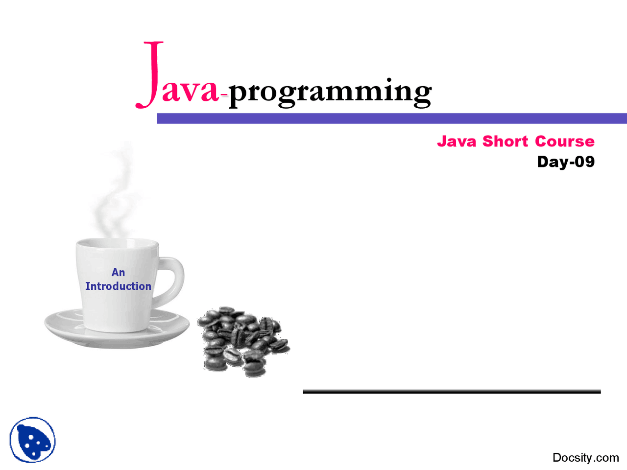 Java Input Model-Java Network Programming-Lecture Slides - Docsity