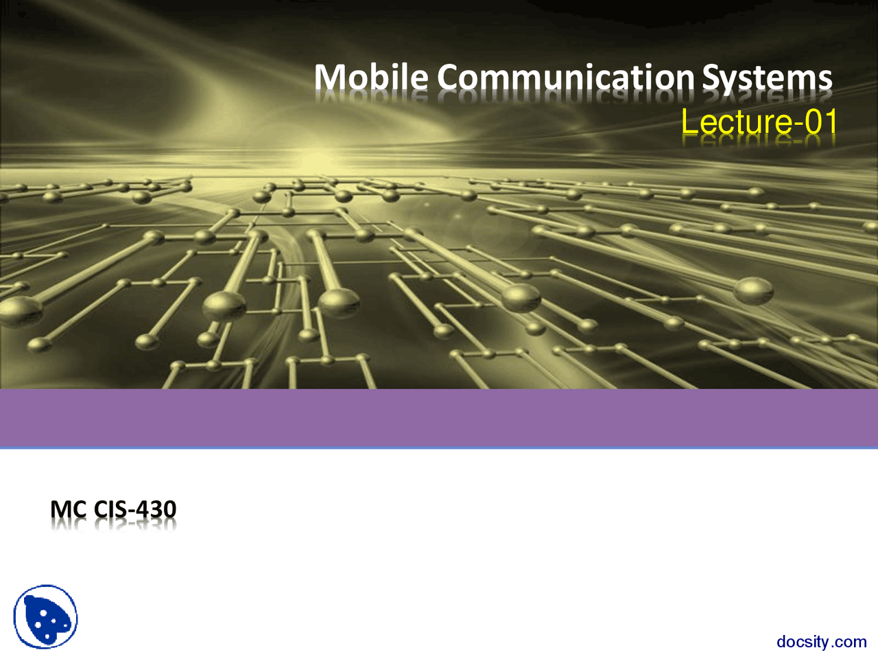 Introduction to Mobile Communication Systems Part1-Mobile Communication ...