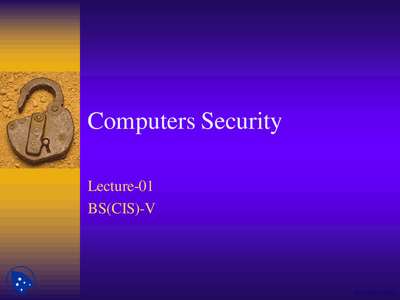 Introduction to Computer Security-Computer Security-Lecture Slides ...