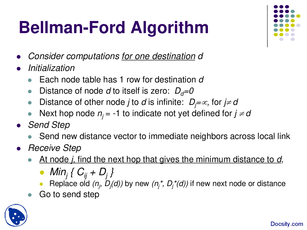 Bellman-Ford Algorithm-Analysis of Algorithms-Lecture Slides | Slides ...