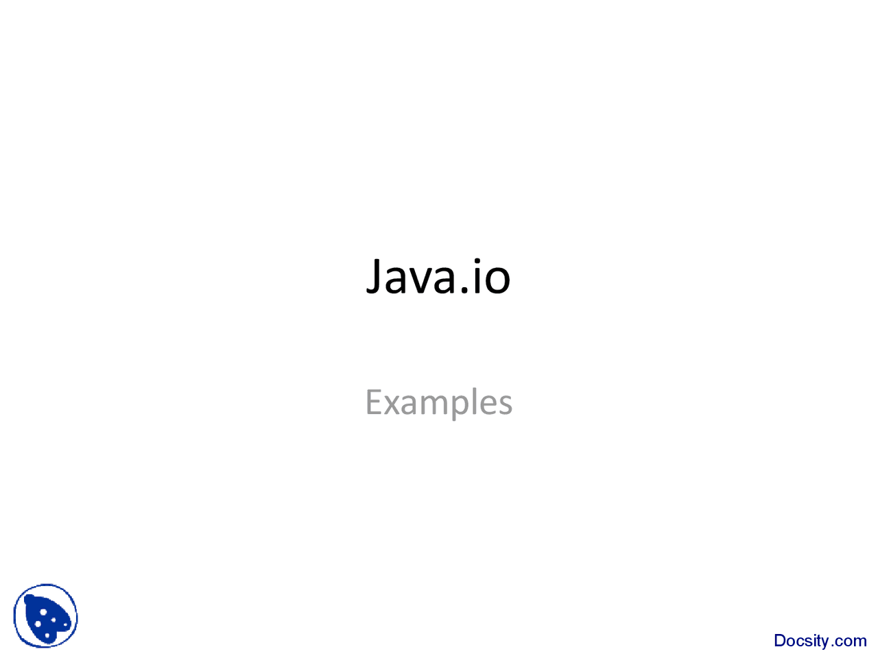Java Input Output Examples-Java Programming-Lecture Slides | Slides ...